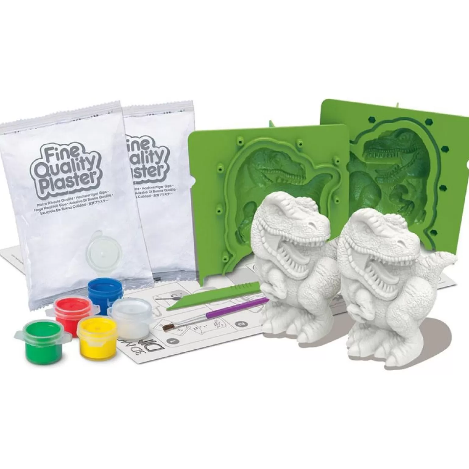 Clearance - 3D Mould & Paint 3D Dinosaurs Arts + Crafts