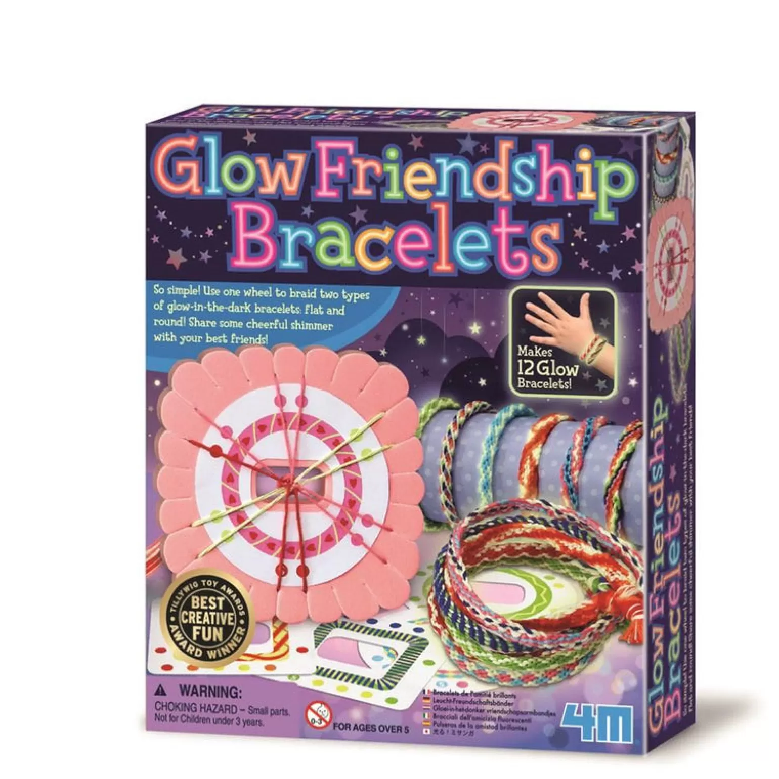 Cheap 4M - Glow Friendship Bracelets Arts + Crafts