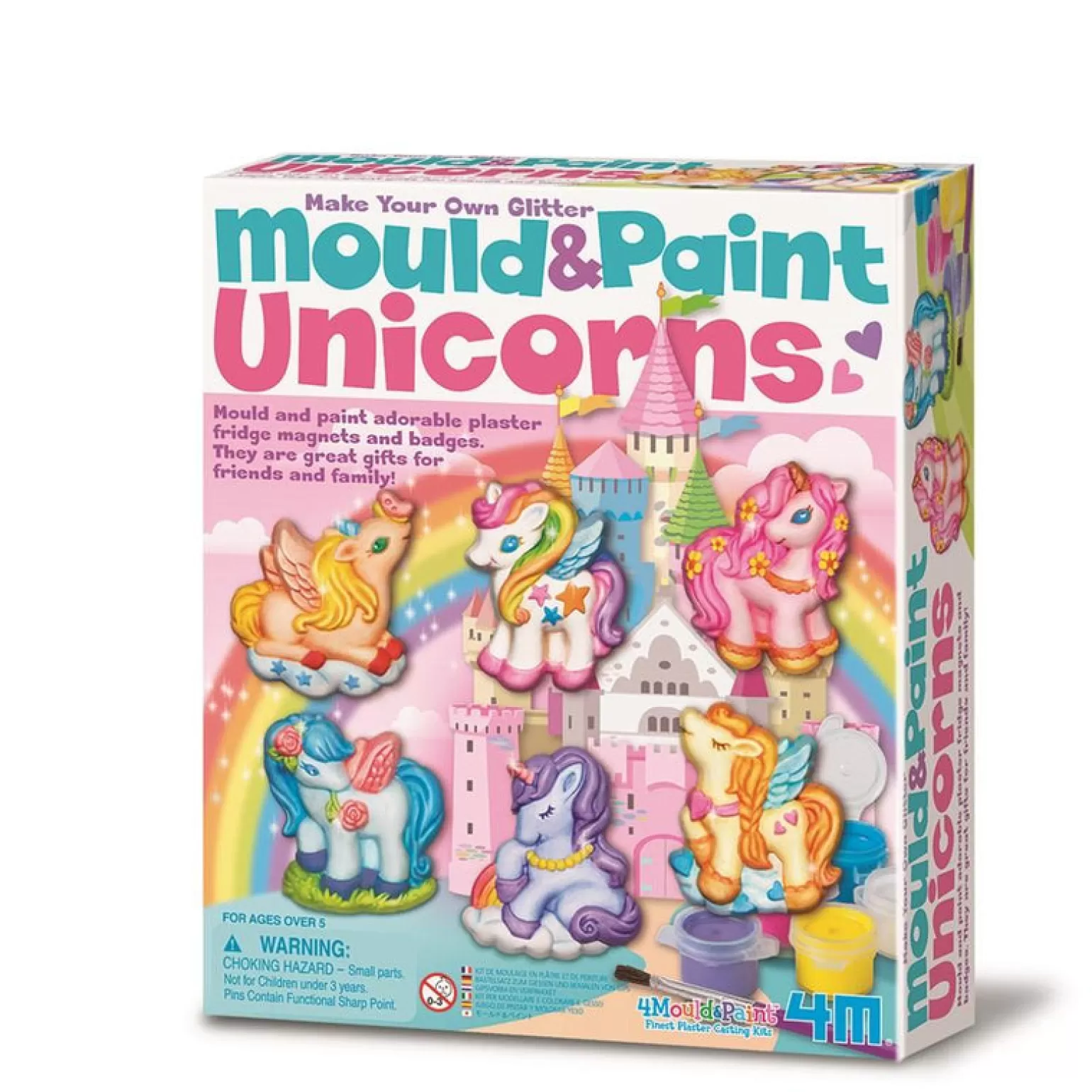 Cheap - Mould & Paint Glitter Unicorns Arts + Crafts