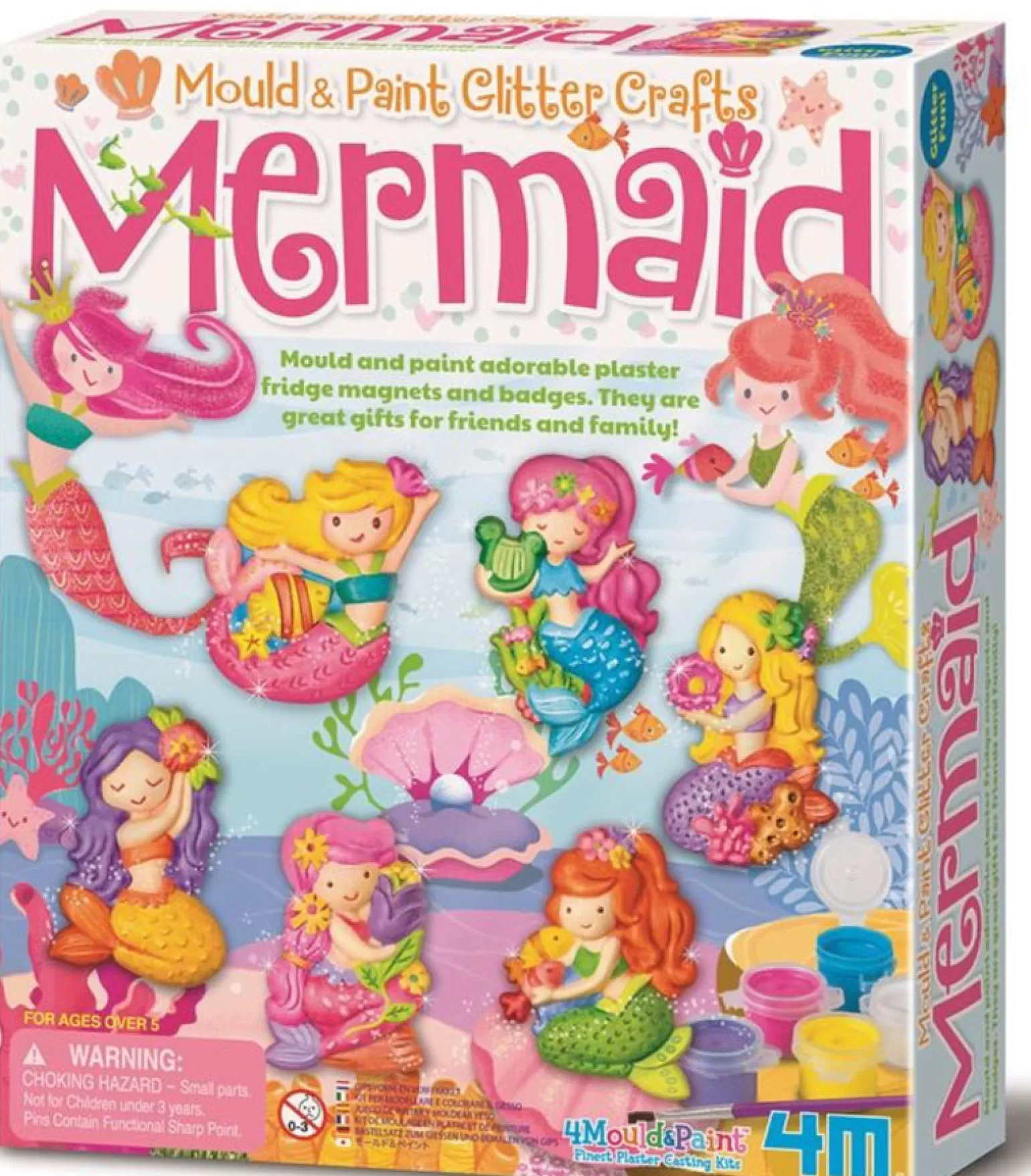 New - Mould & Paint Mermaids Arts + Crafts