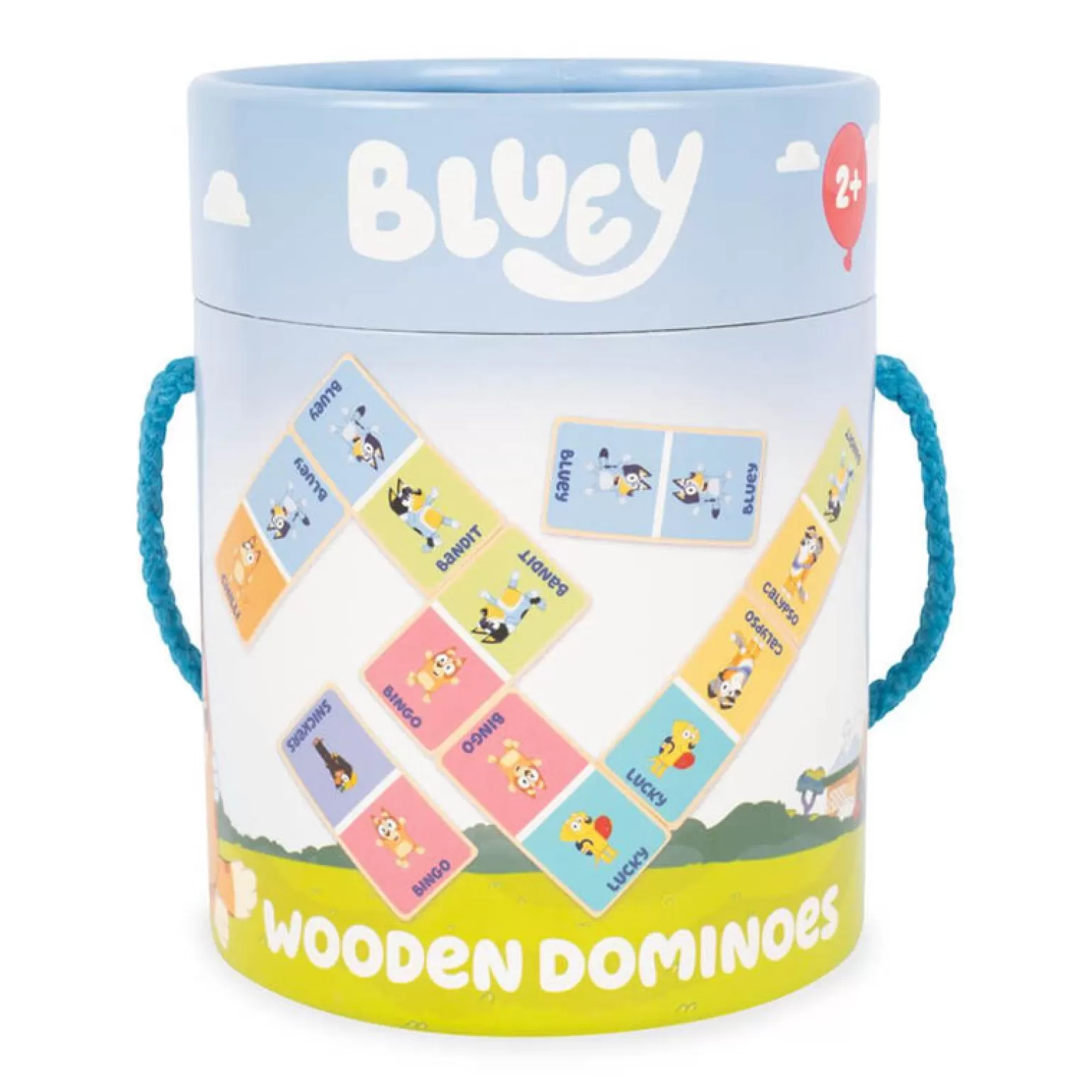 Fashion Bluey Wooden Dominoes Wooden Toys