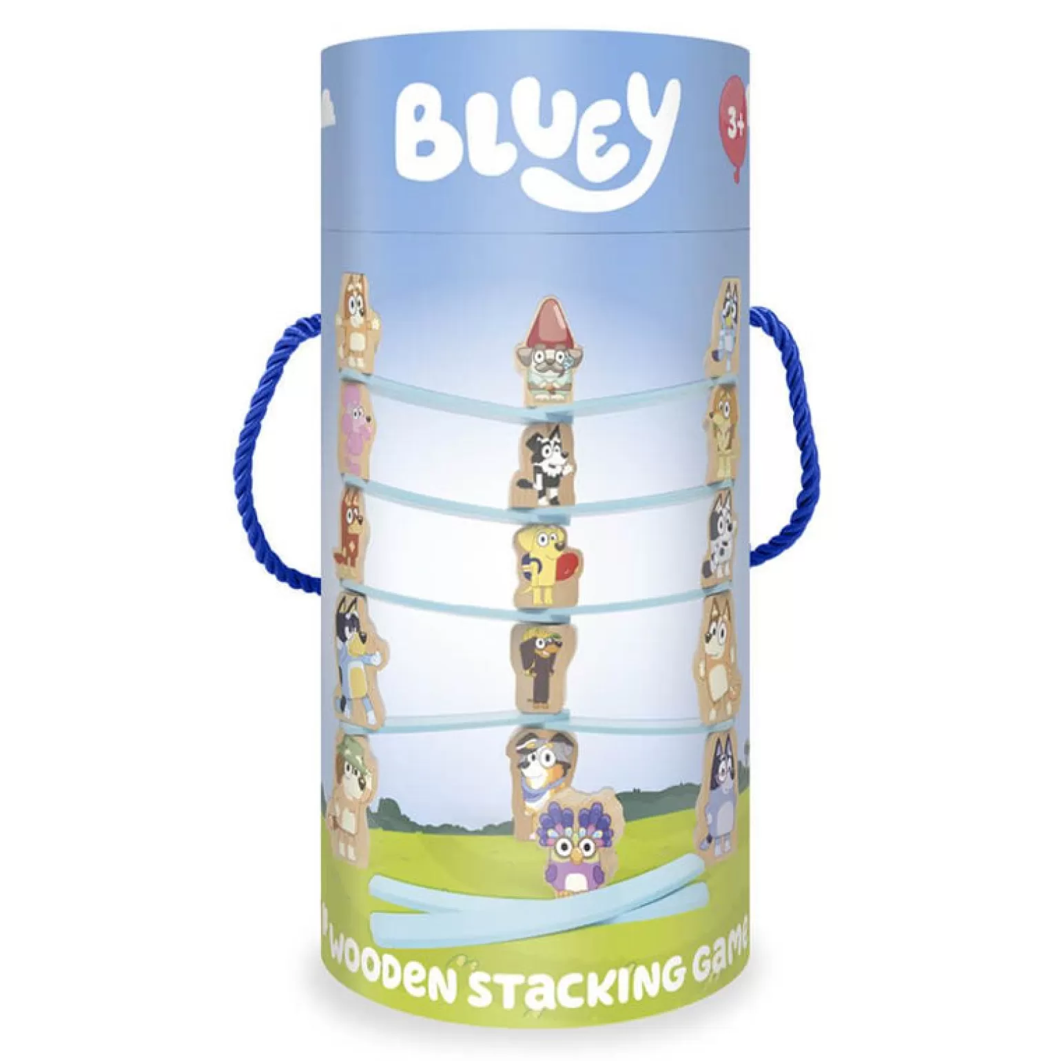 Clearance Bluey Wooden Stacking Game Wooden Toys