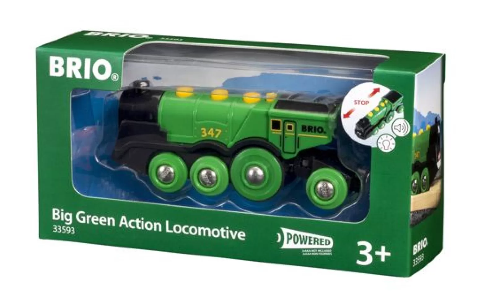 Brio - Big Green Action Locomotive