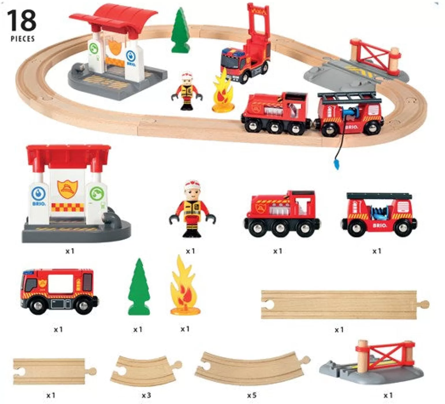 Brio - Firefighter Set