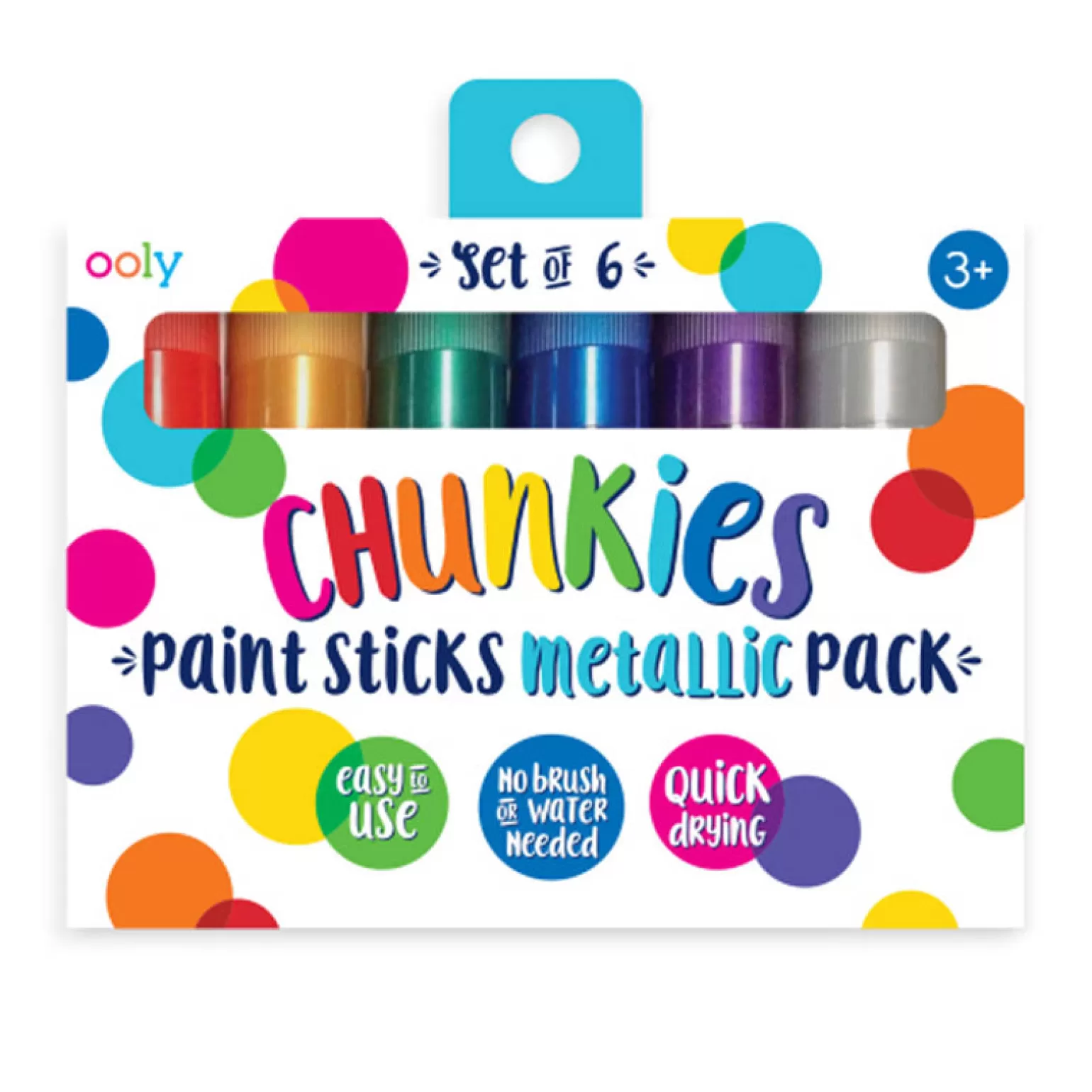 Store Chunkies Paint Sticks - 6 Pack, Metallic Arts + Crafts