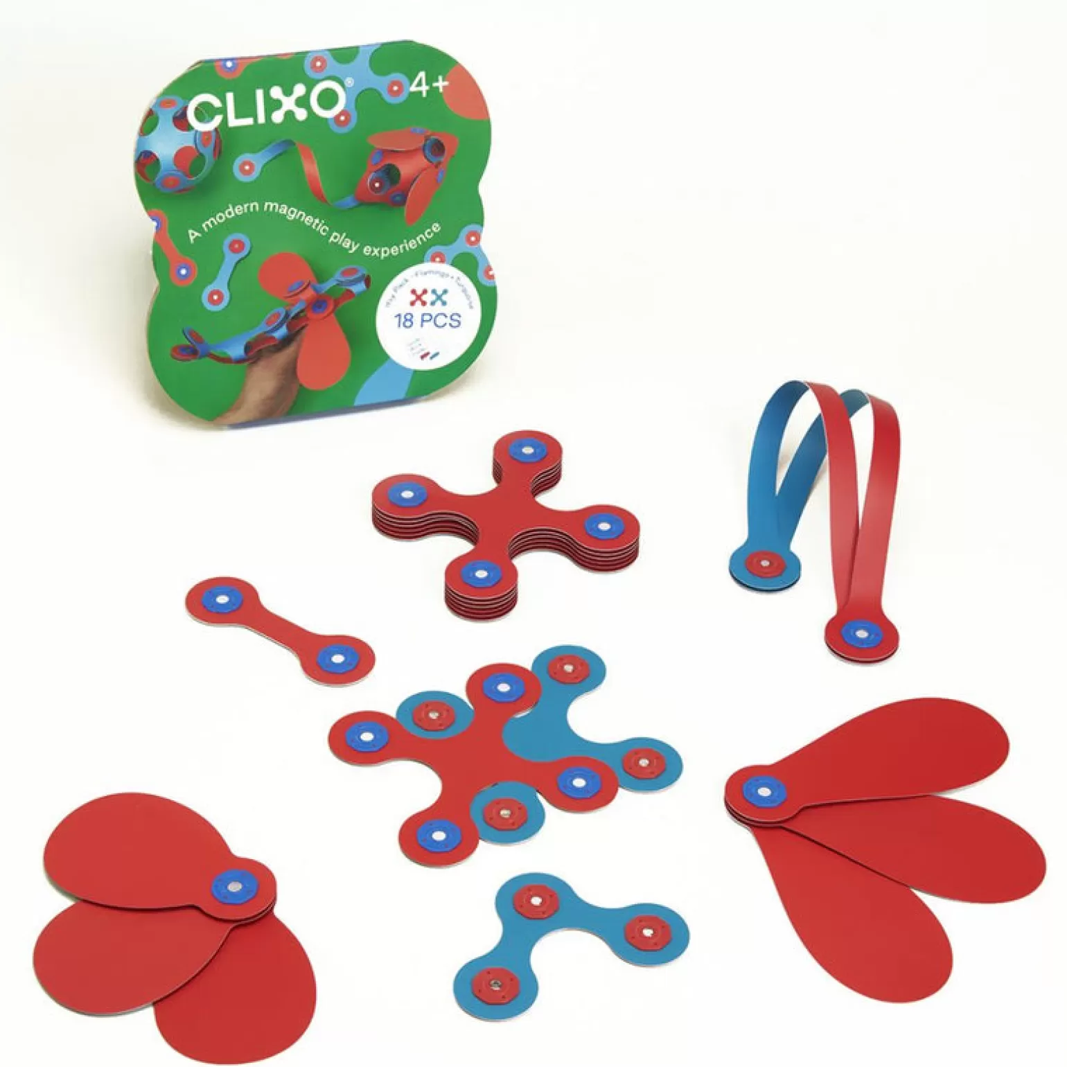 Clixo Itsy Pack - Flamingo & Turquoise