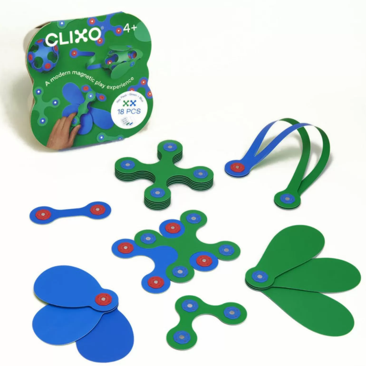 Clixo Itsy Pack - Green & Blue