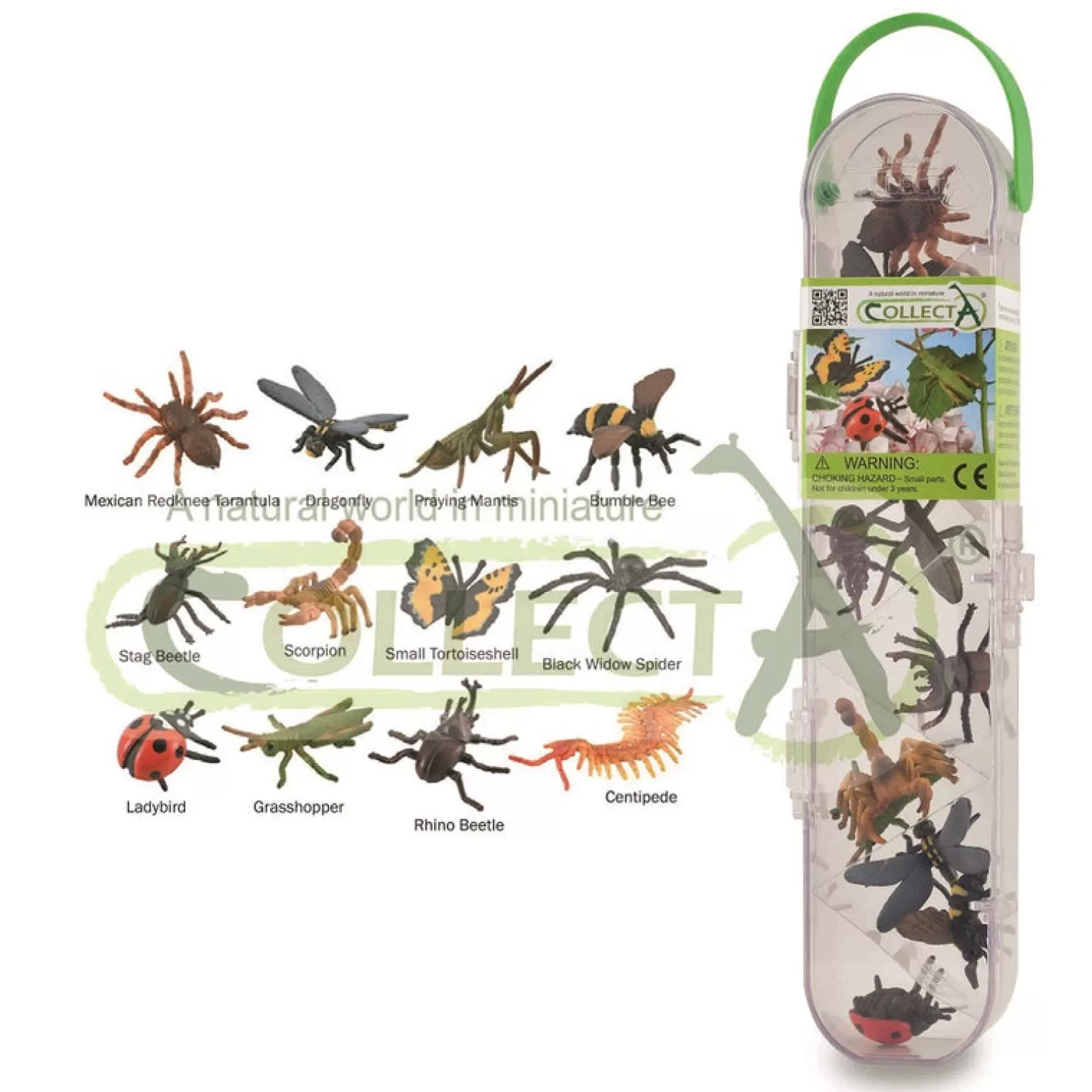 Store Tube Insect12 Pieces Animals + Figurines