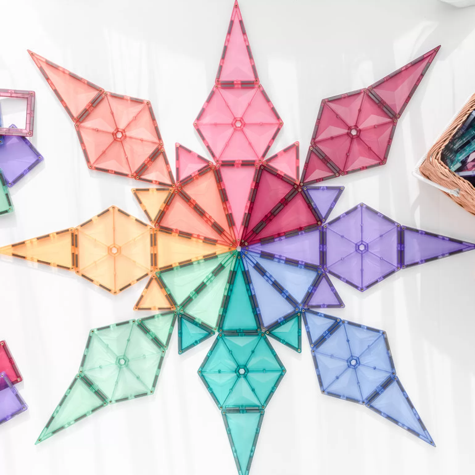 Connetix Tiles - 40 Piece Pastel Geometry Set