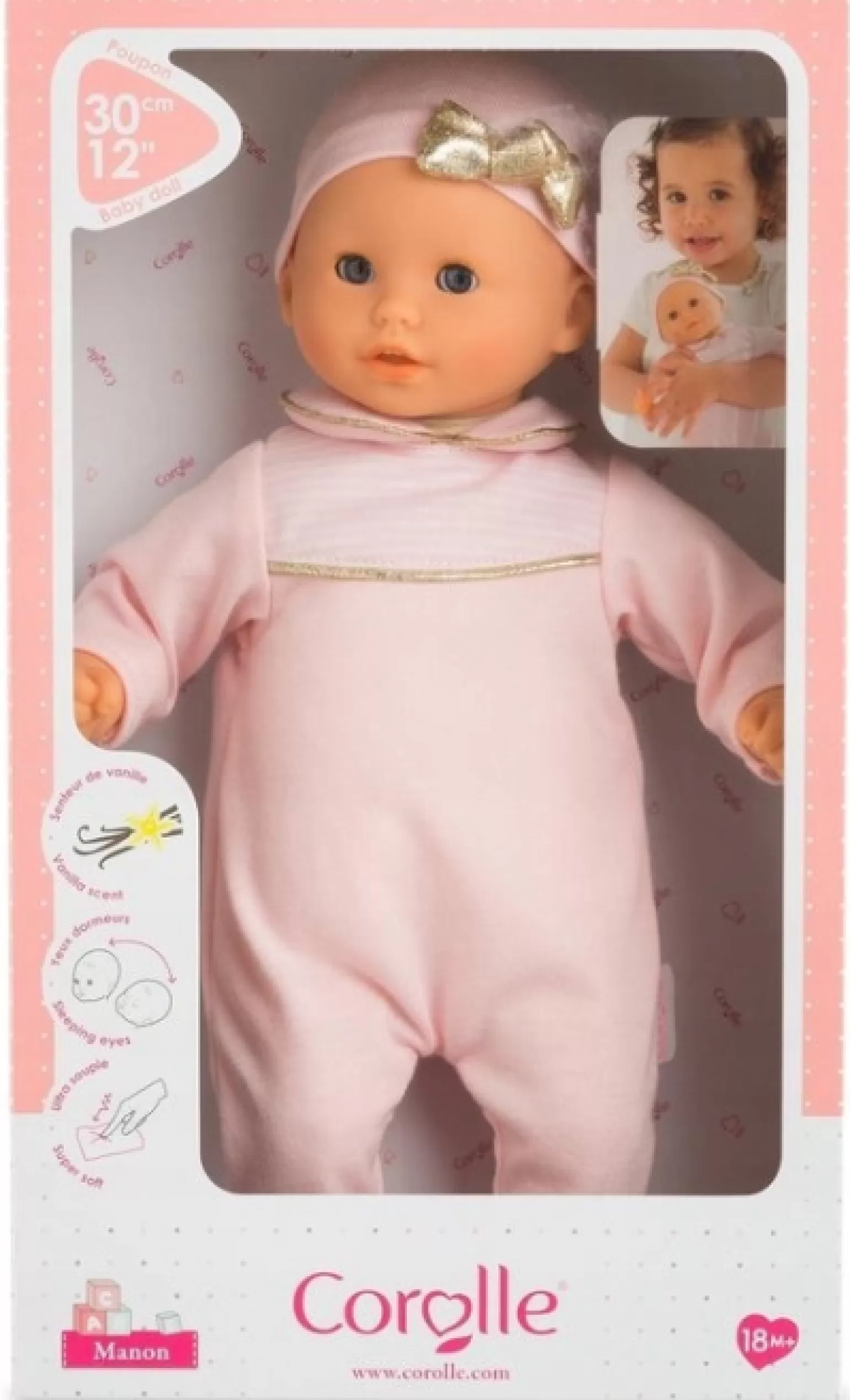 Store - Baby Doll Manon Sweet Dreams 30 Cm Dolls + Accessories