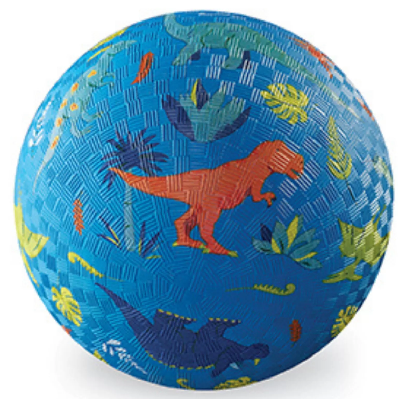 Tiger Tribe Crocodile Creek - Dinosaur Land Ball 7 Inch Blue