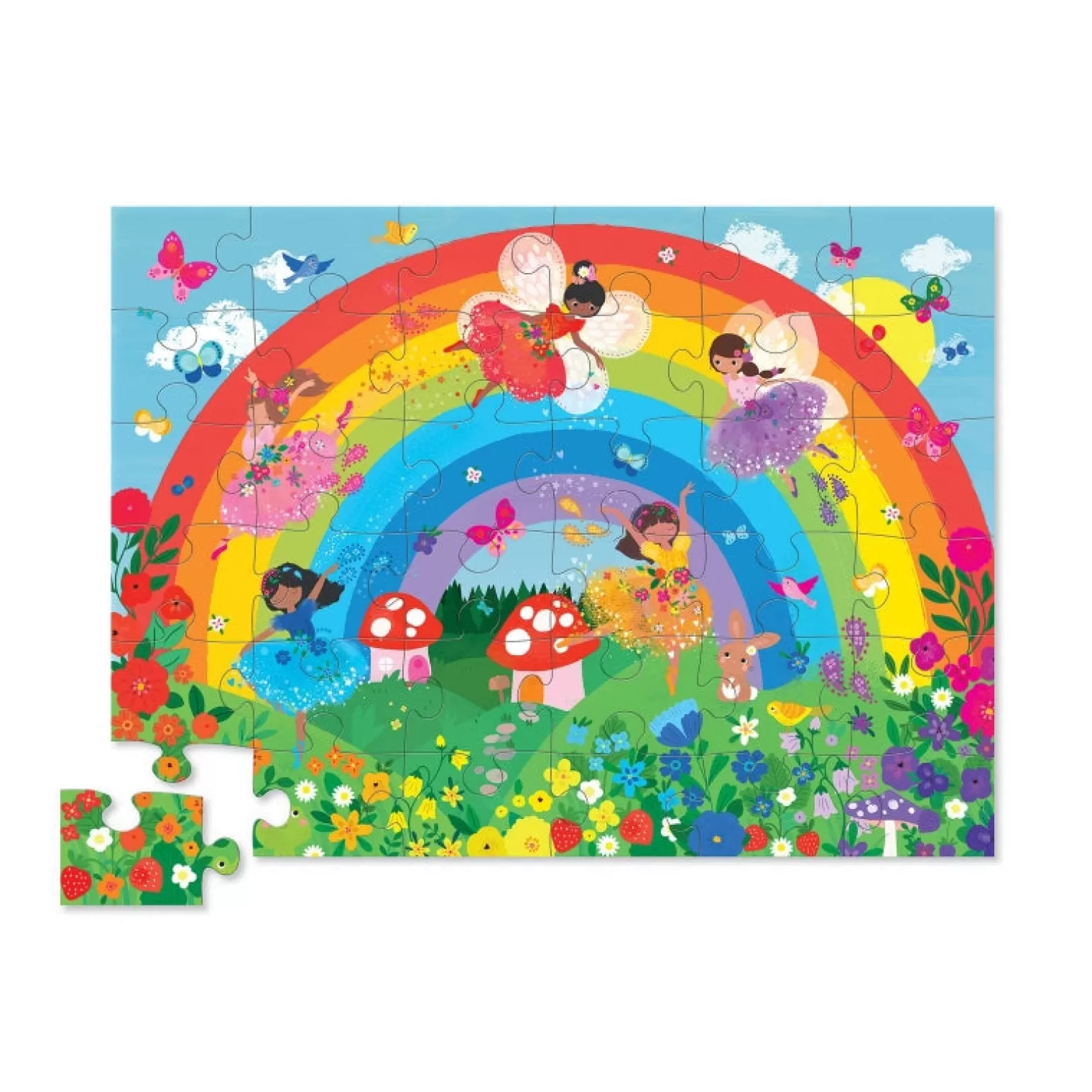 Crocodile Creek - Over The Rainbow Floor Puzzle, 36 Pieces