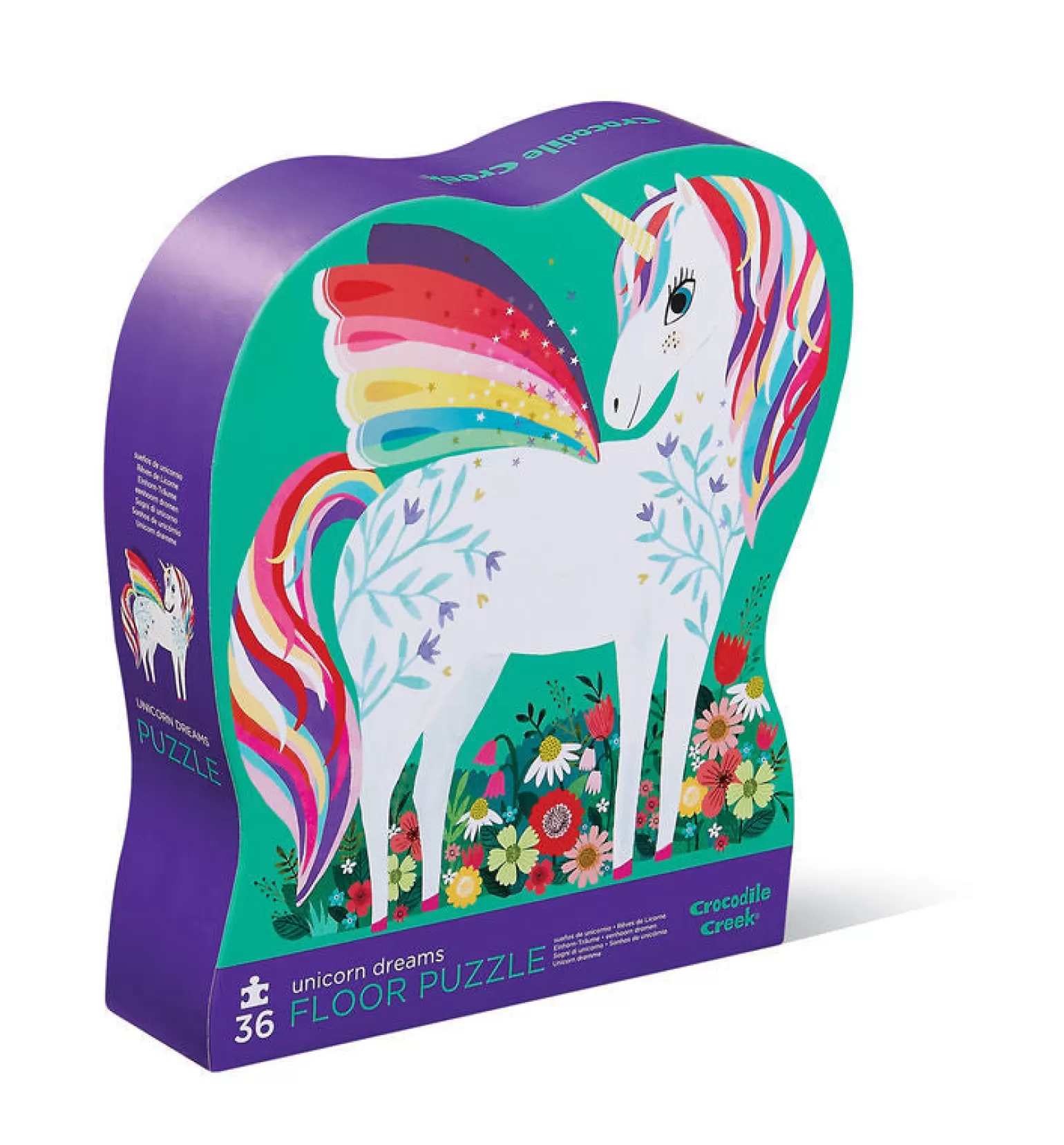 Crocodile Creek - Unicorn Dreams Floor Puzzle, 36 Pieces