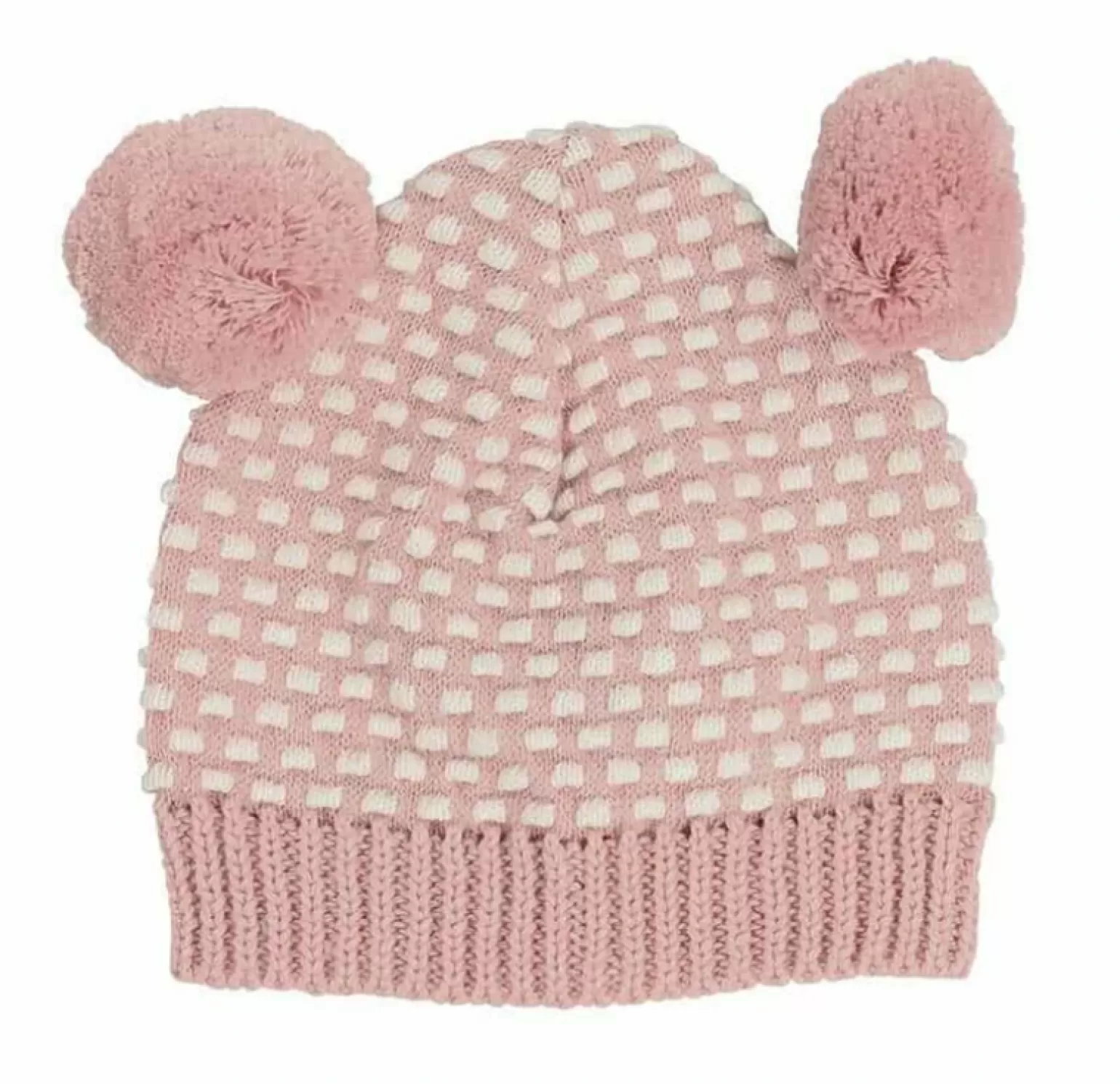 Childplay Melbourne D Lux - Arkie Waffle Knit Pop Pop Hat In Pink