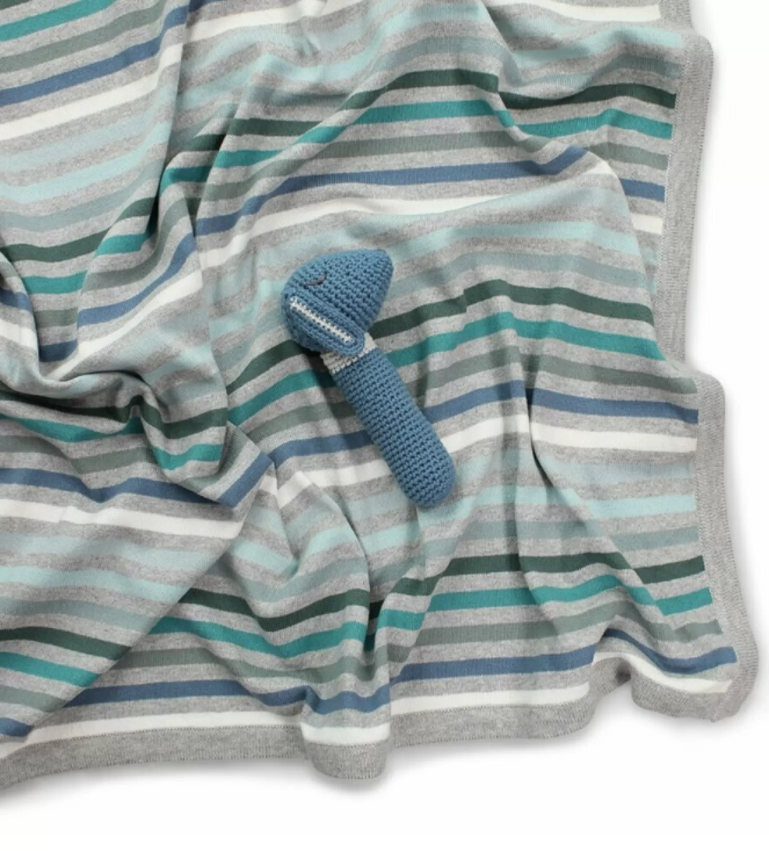 Childplay Melbourne D Lux - Piccolo Blue Stripe Blanket