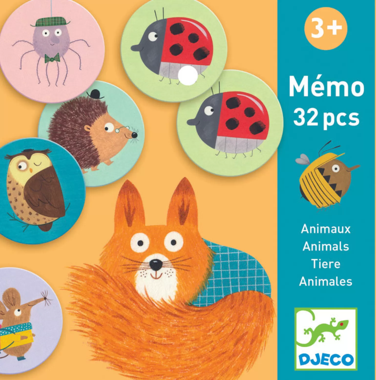 Djeco - Animals Memo Matching Game