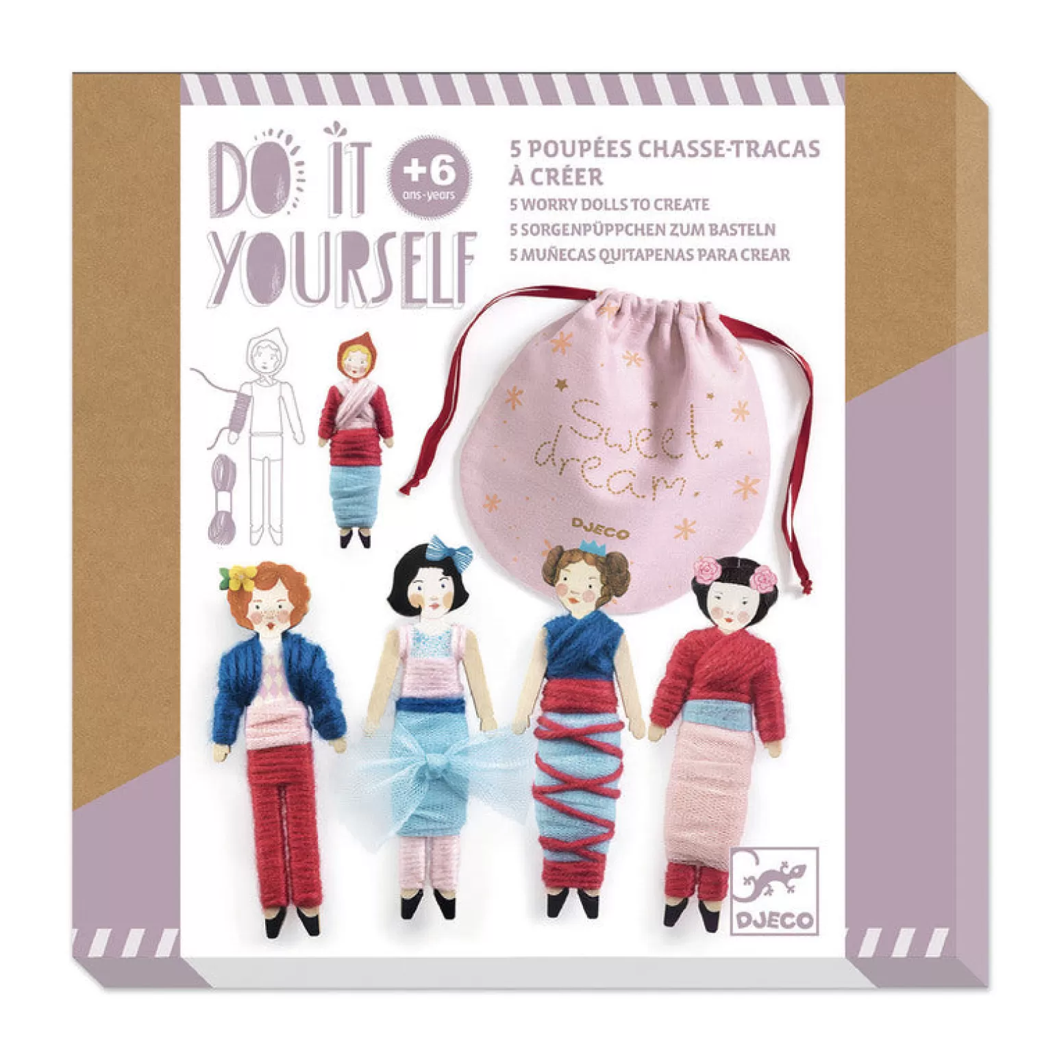 New - Do It Yourself Sweet Night Dolls Arts + Crafts