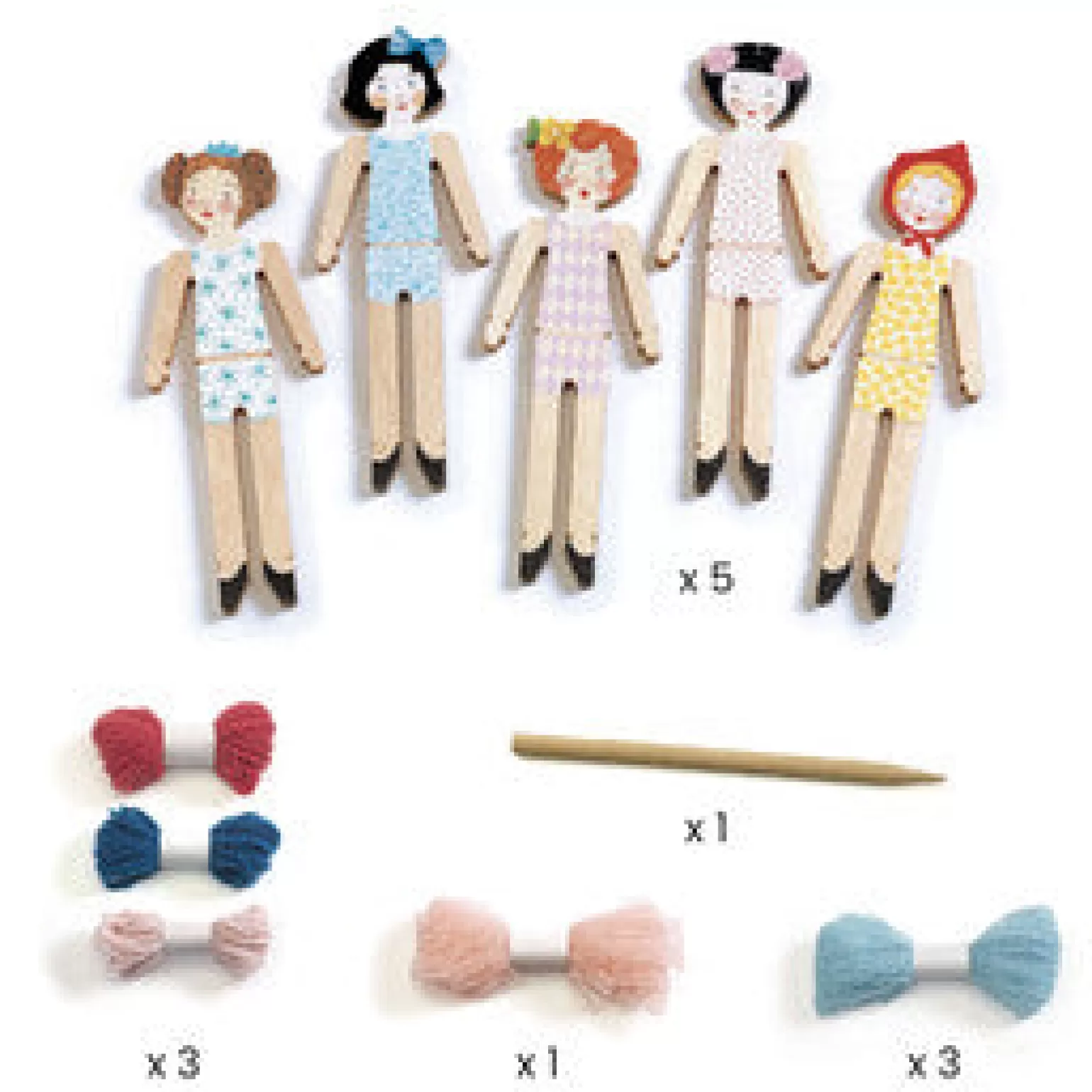 New - Do It Yourself Sweet Night Dolls Arts + Crafts