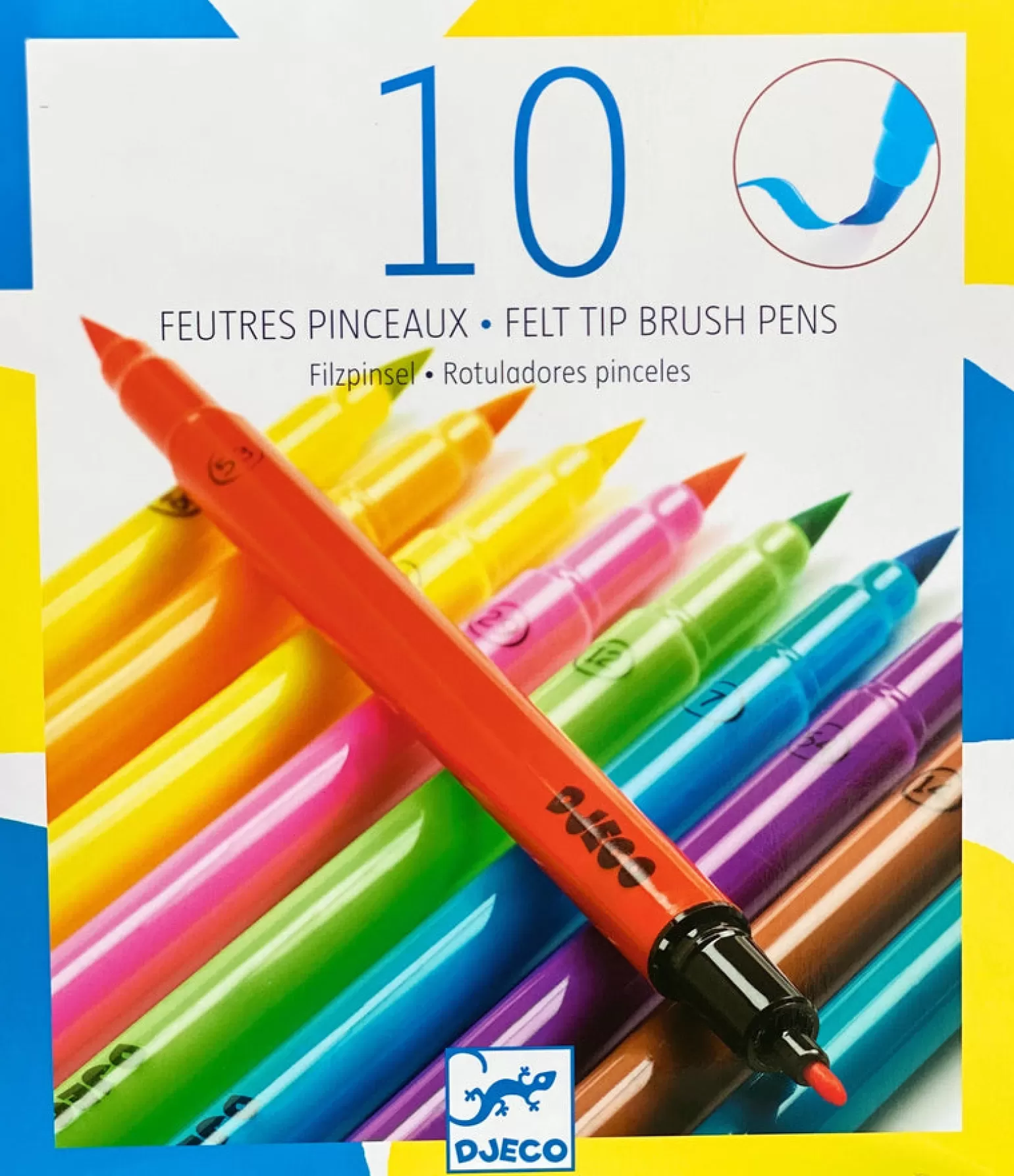 New - Felt Tip Brush, Neon And Fluro Arts + Crafts