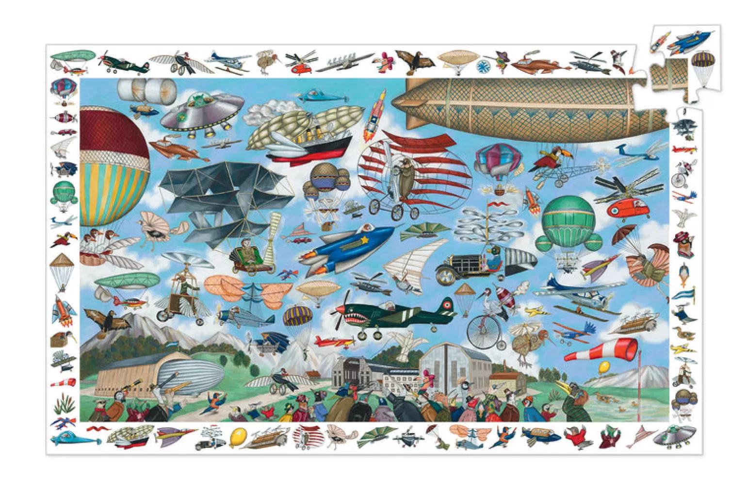 Djeco - Observation Puzzle Aero Club 200 Pieces