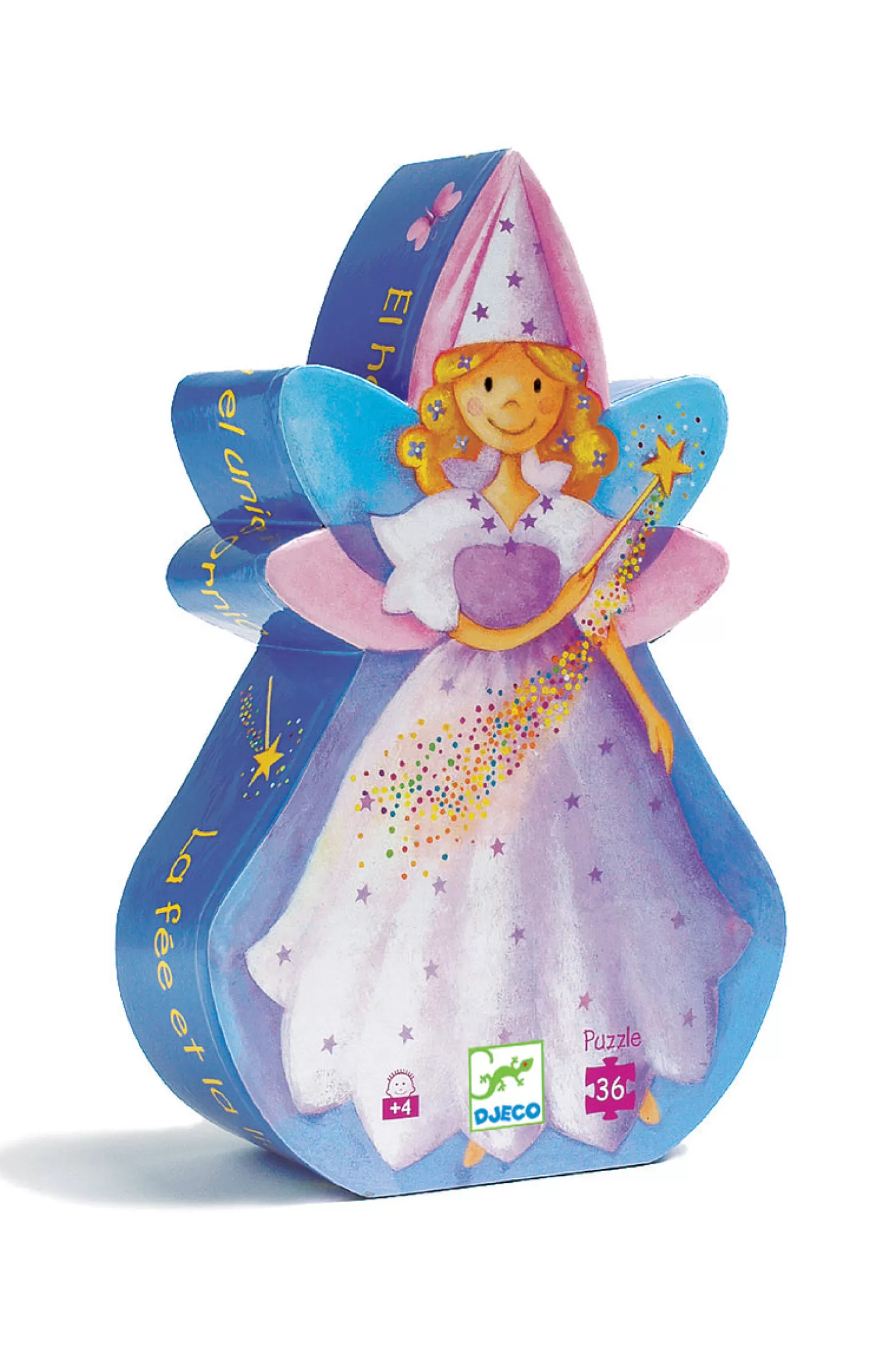 Djeco - Silhouette Puzzle The Fairy And Unicorn