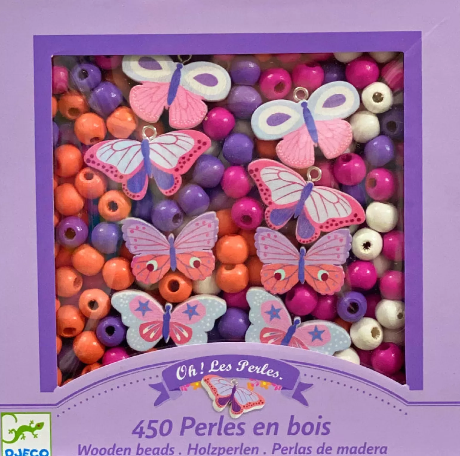 Hot - Wooden Beads, Butterfly Arts + Crafts