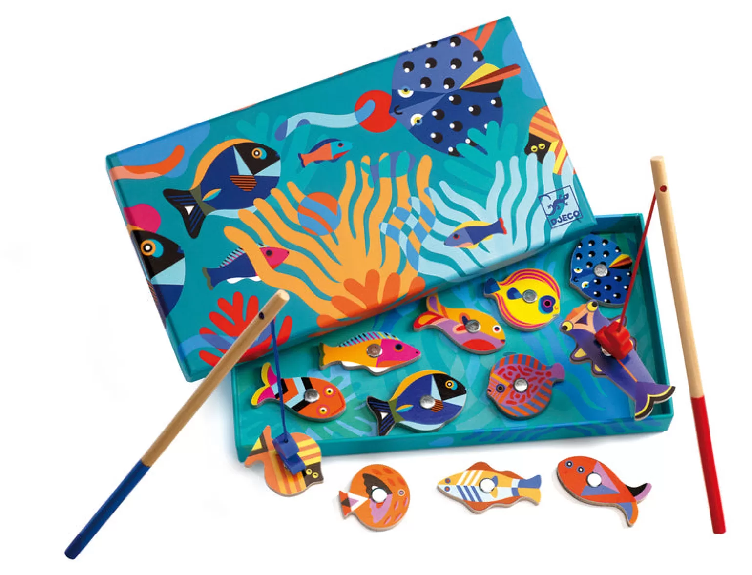 Djeco - Wooden Magnetic Fishing Graphic