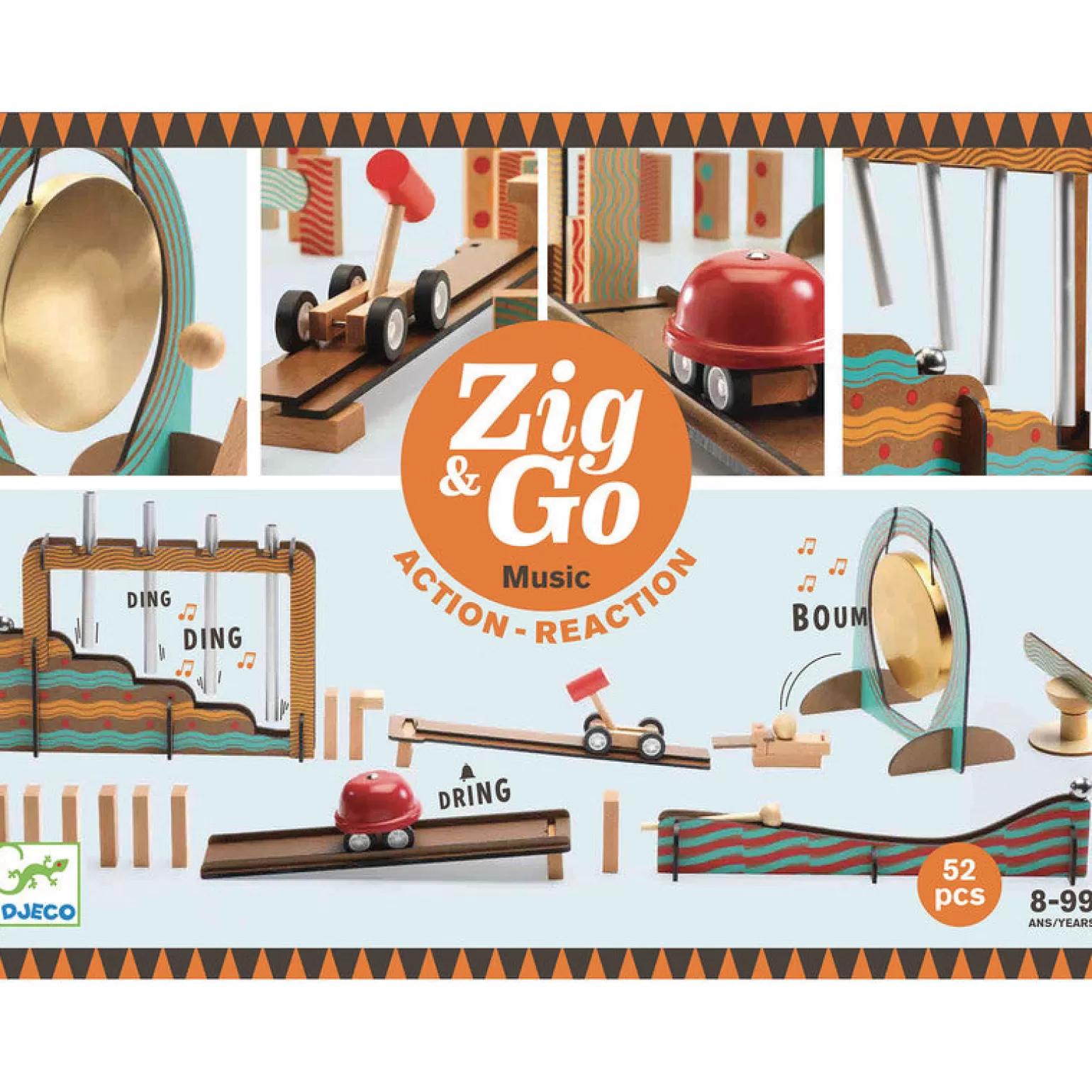 Shop - Zig & Go Music Set 52 Pieces Wooden Toys