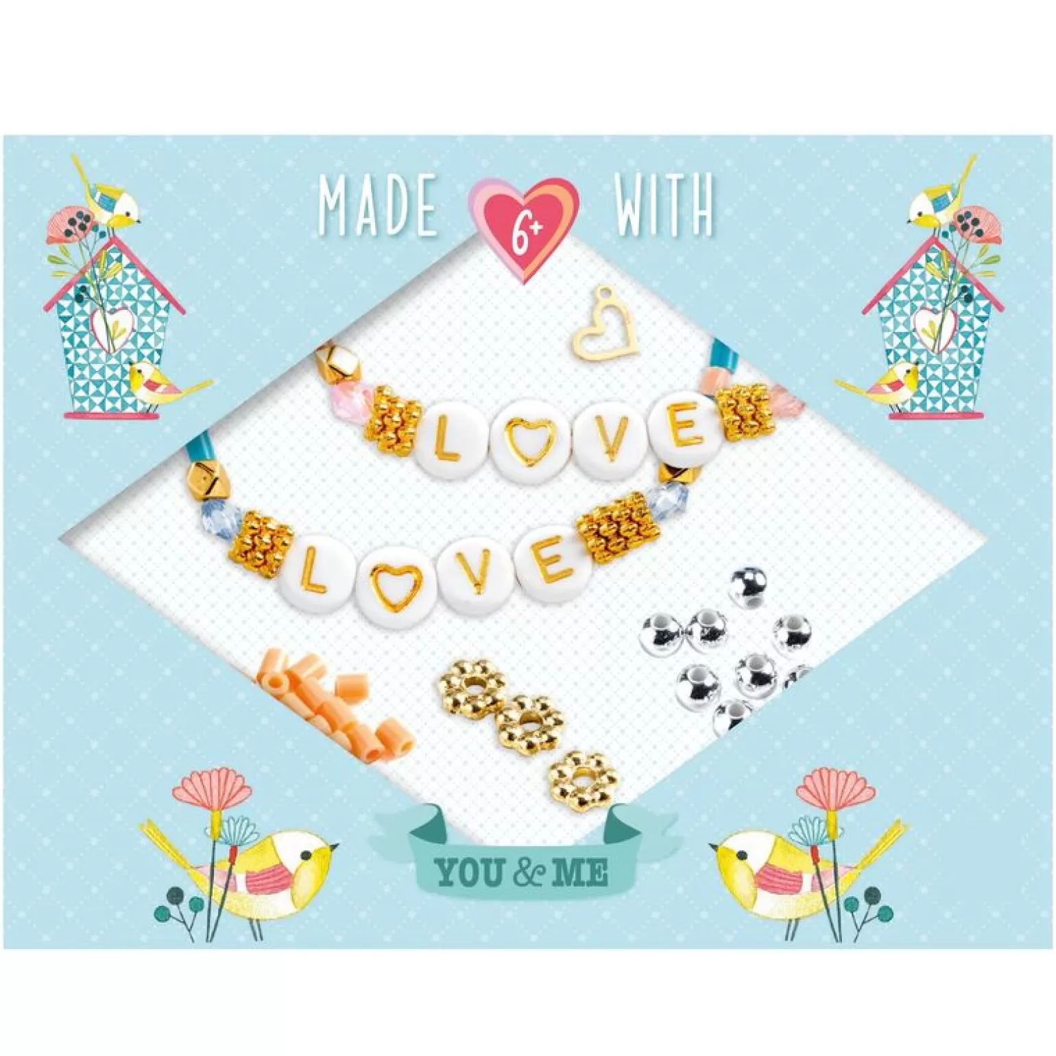 Best Bead Set You & Me Letter Threading Arts + Crafts