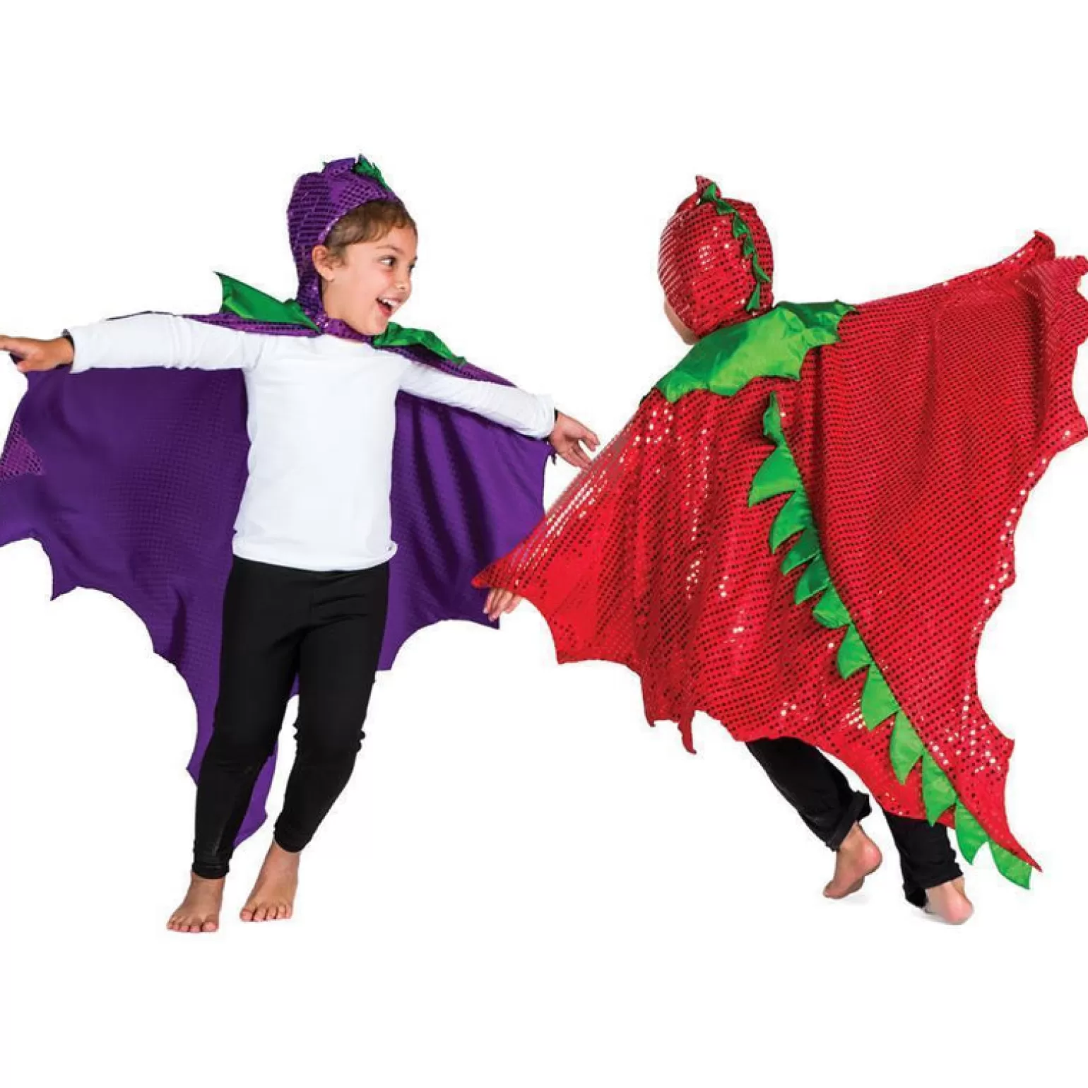 Fashion Dress Up Dragon Cape - Red Pretend + Imaginative Play