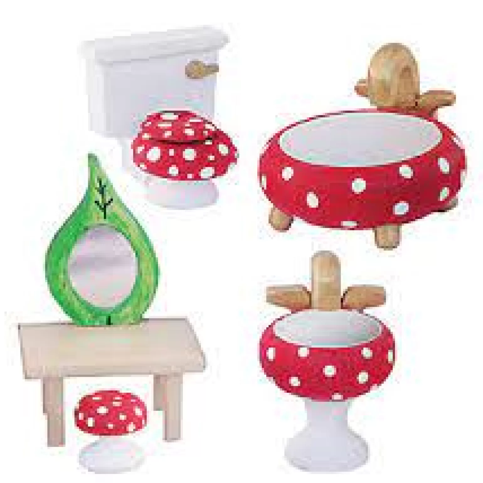 Shop - Bathroom Set Dolls + Accessories