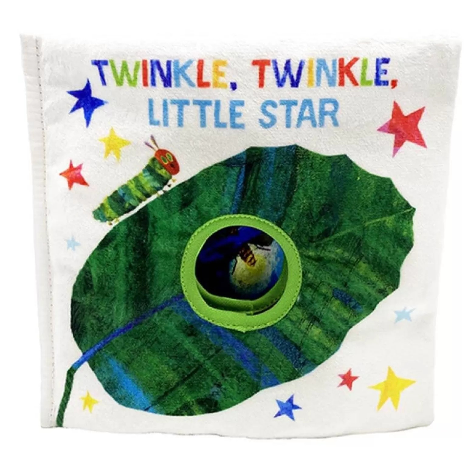 jasnor Eric Carle - Soft Teether Book - Very Hungry Caterpillar Clip On, Twinkle Twinkle Little Star
