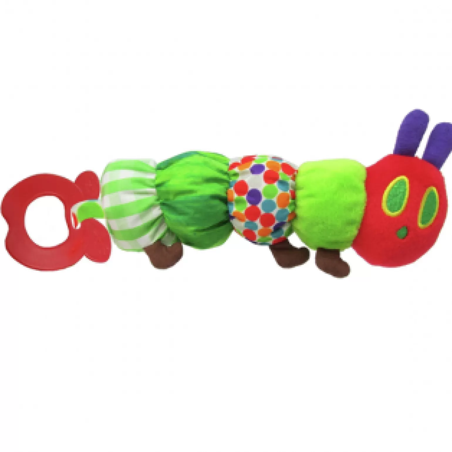 jasnor Eric Carle - Teether Rattle - The Very Hungry Caterpillar