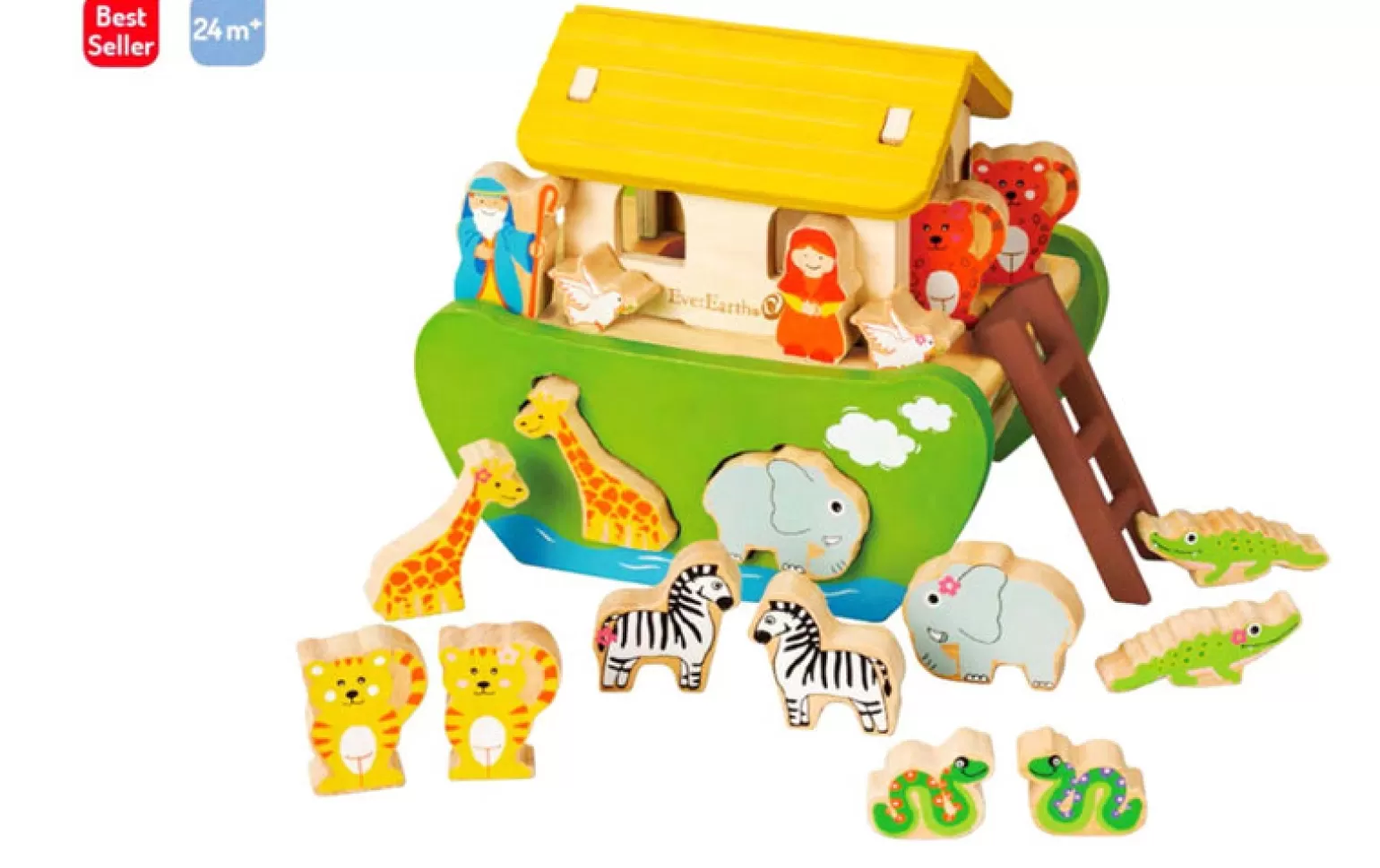 Discount Shape Sorting Noah's Ark Pretend + Imaginative Play