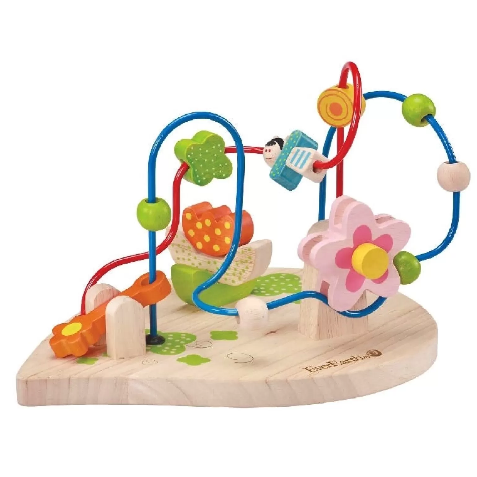 Discount Wooden Multi Flower Bead Puzzle Wooden Toys