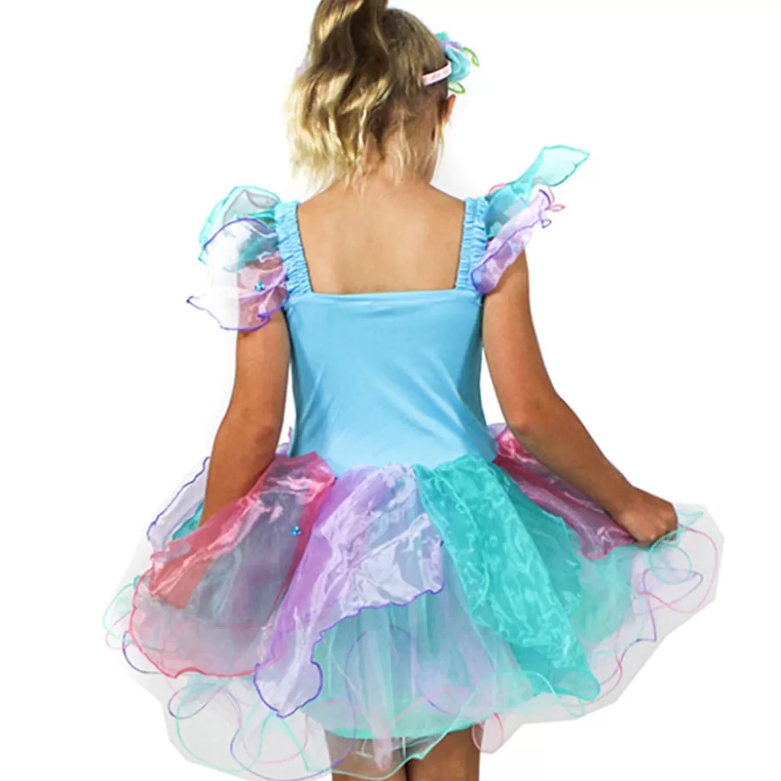 Fairy Girls - Wish Fairy Dress With Wishing Wand - Blue