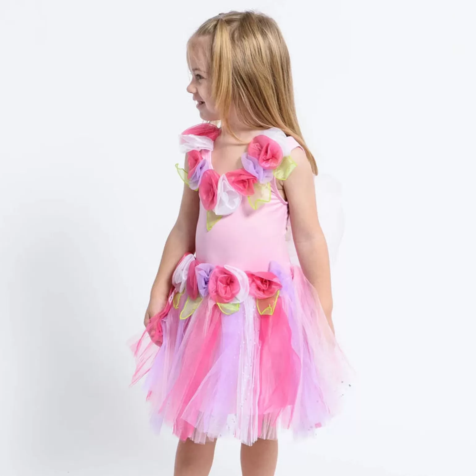 Fairy Girls Enchanting Fairy Dress - Pink