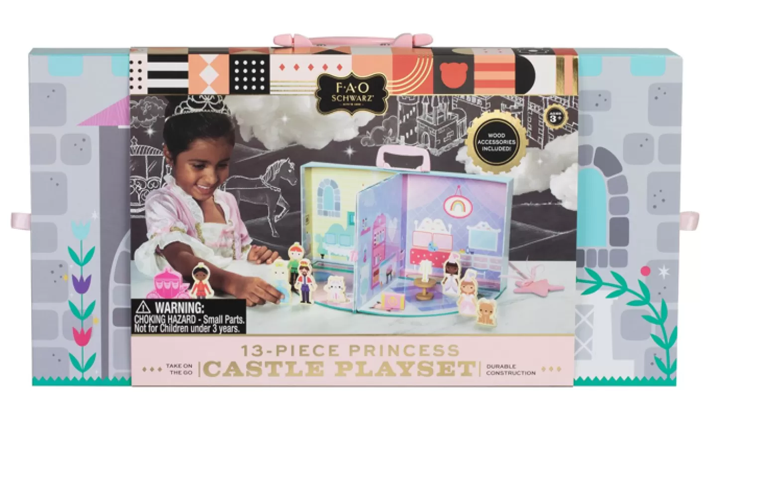 Sale Princess Castle Play Set Carrier Pretend + Imaginative Play