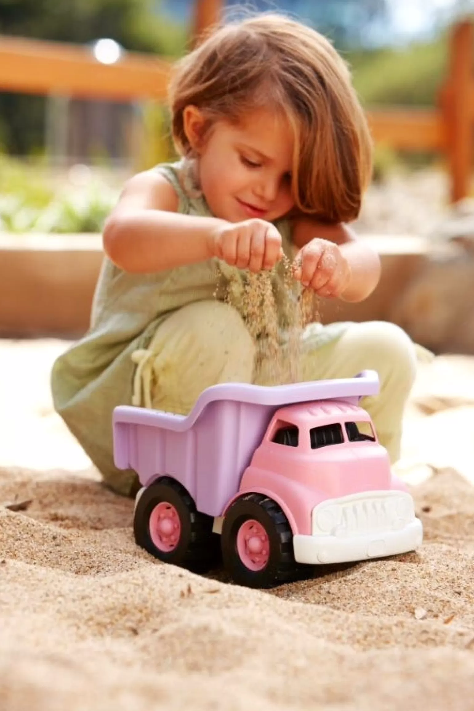 Green Toys - Dump Truck Pink