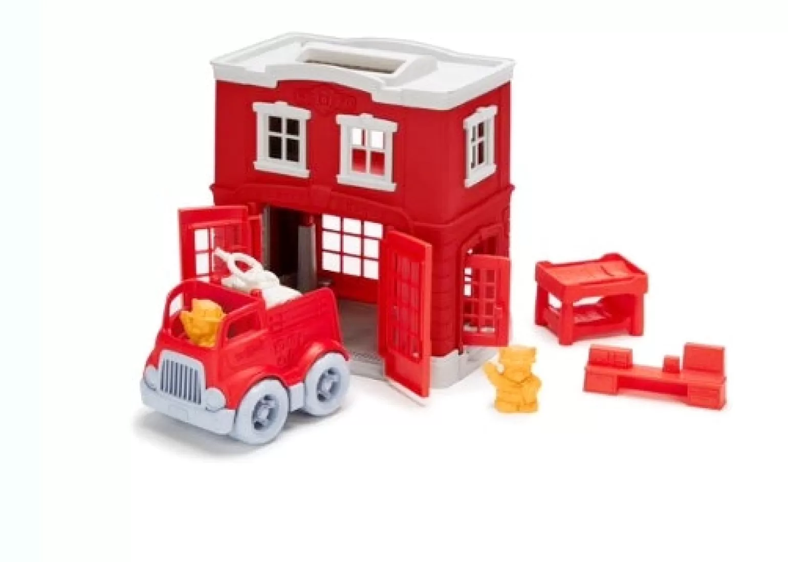 Cheap - Fire Station Play Set Pretend + Imaginative Play