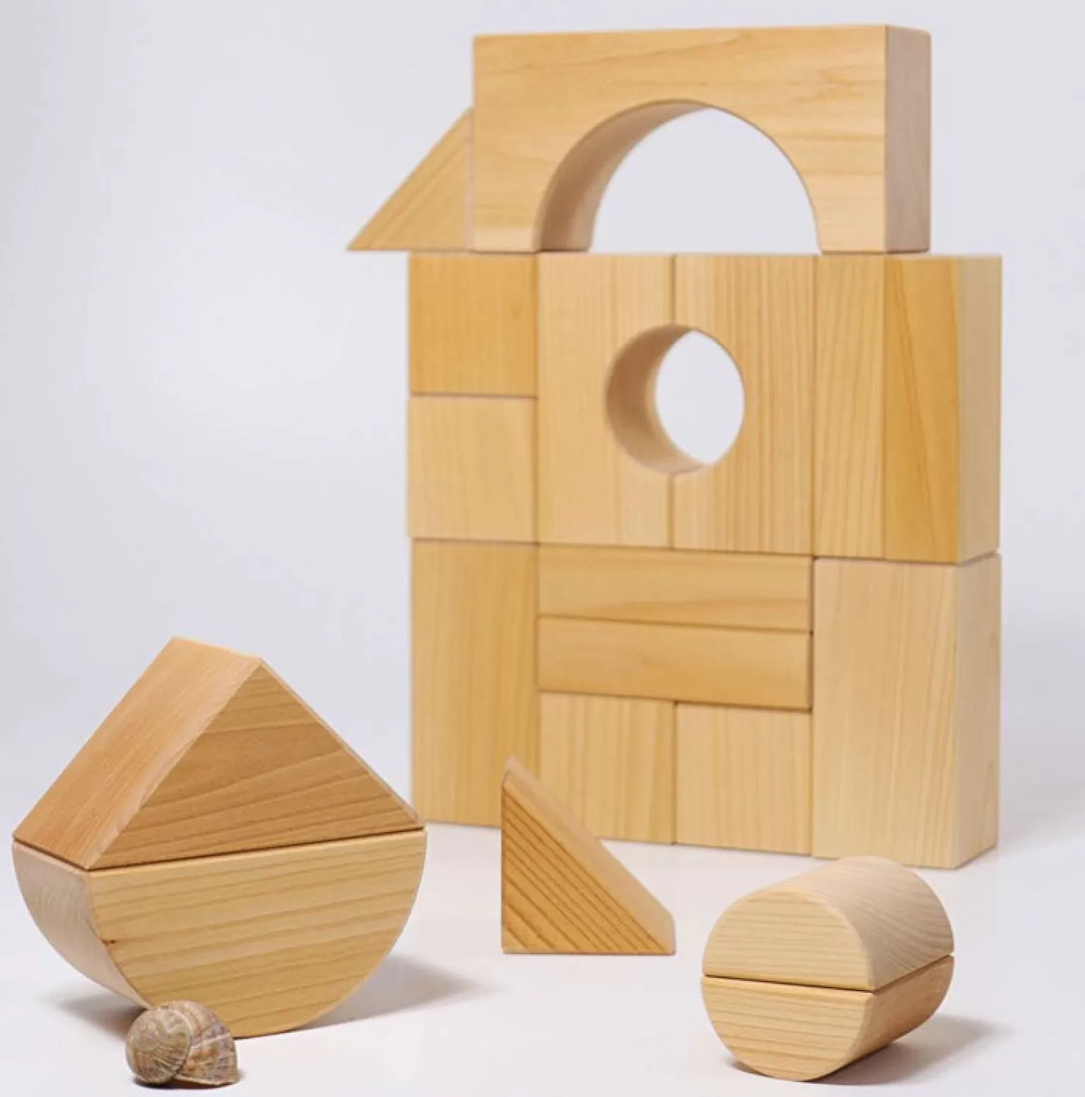 Outlet Grimms - Giant Building Blocks Natural Wooden Toys