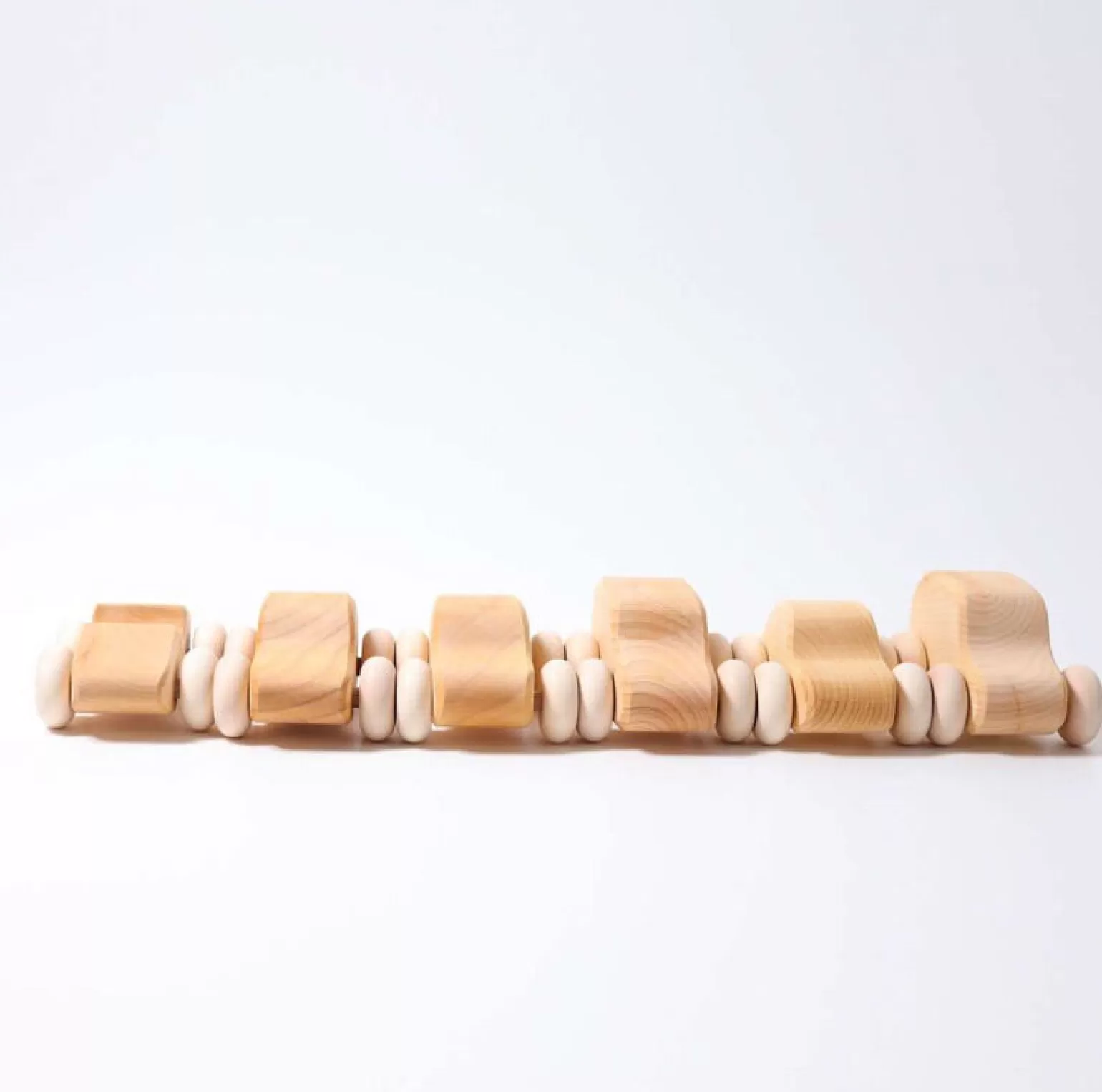 Grimm's - Natural Wooden Cars 6 Pieces