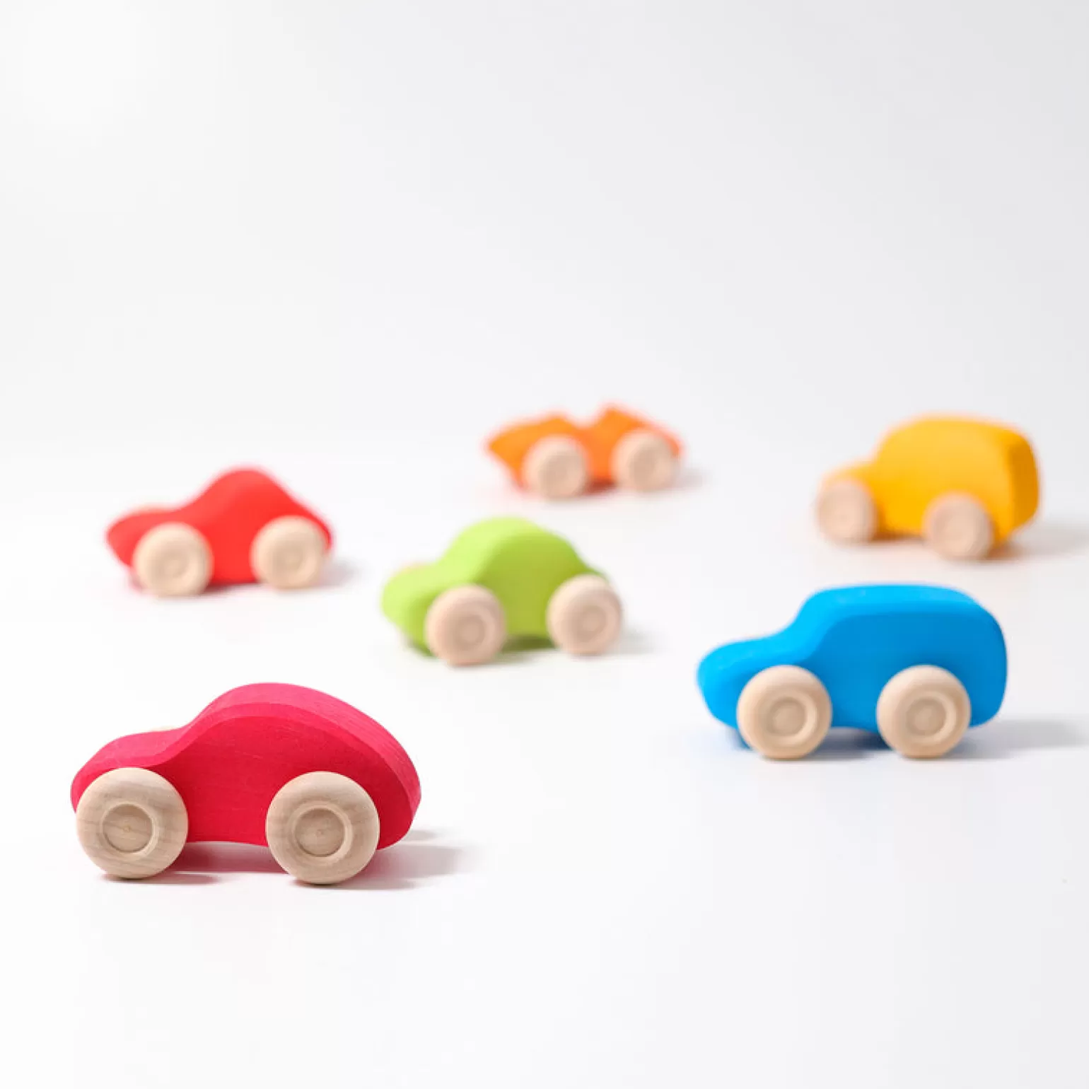 Grimm's - Small Cars Coloured 6 Pieces