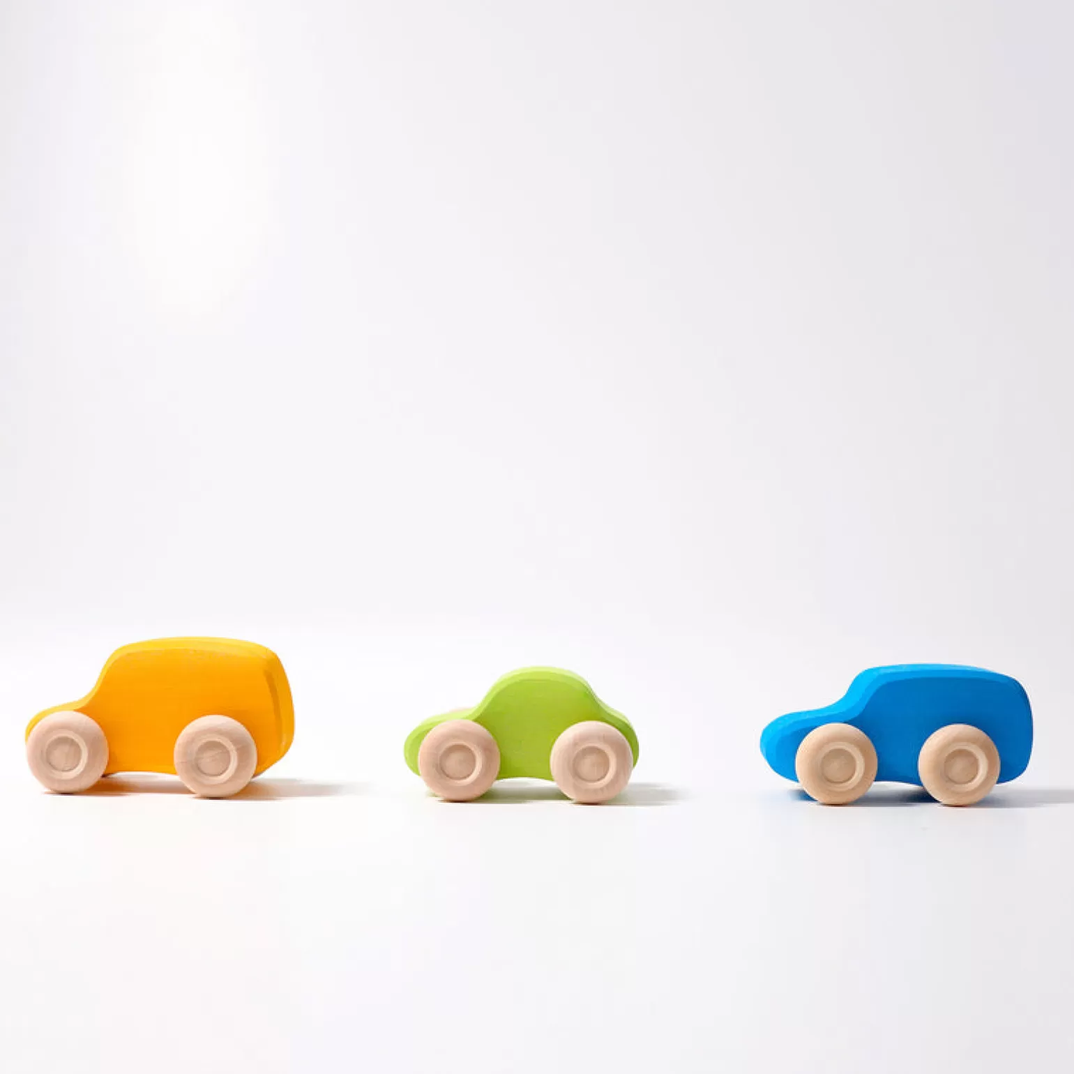 Cheap - Small Cars Coloured 6 Pieces Wooden Toys