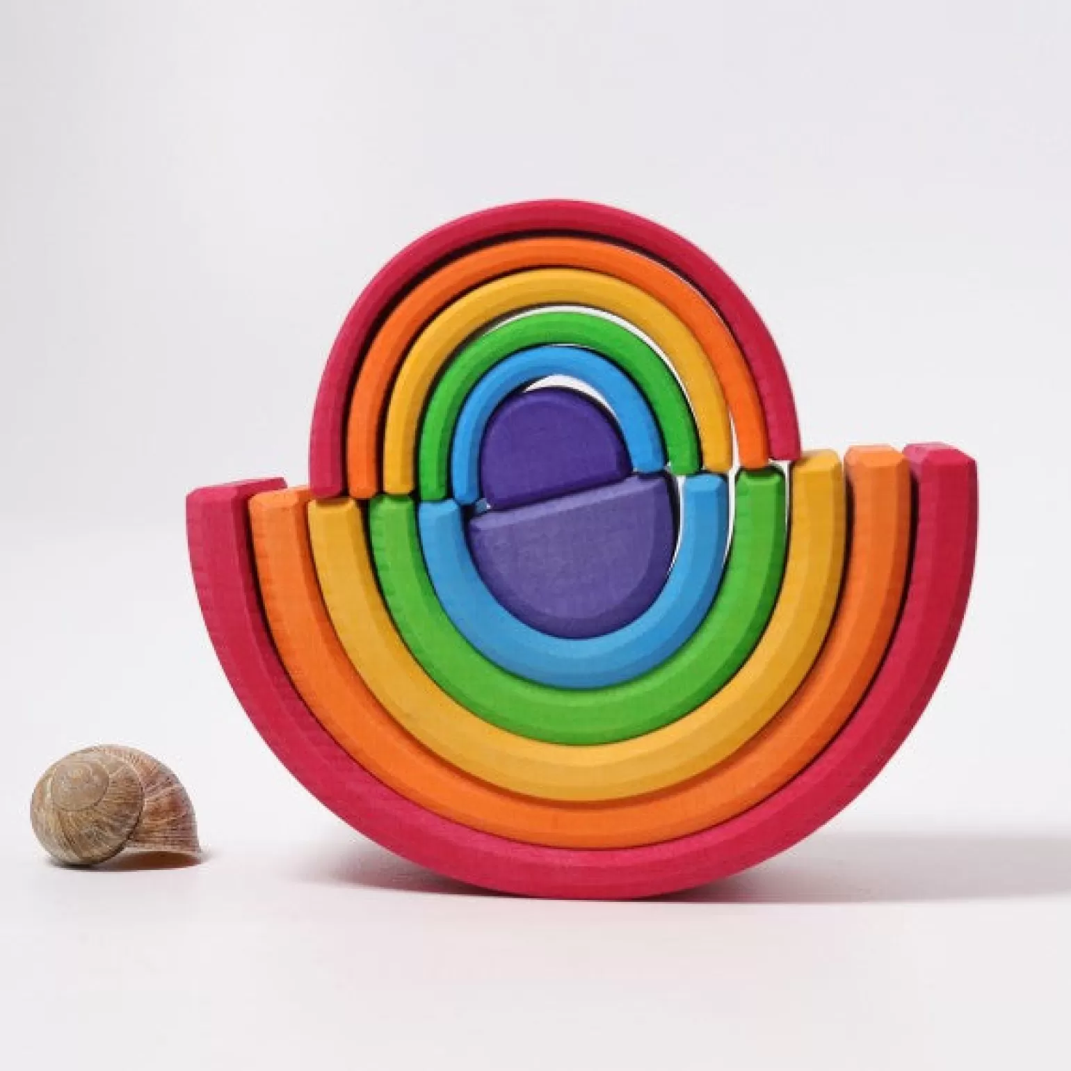 Cheap - Wooden Rainbow Small 6 Pieces Wooden Toys