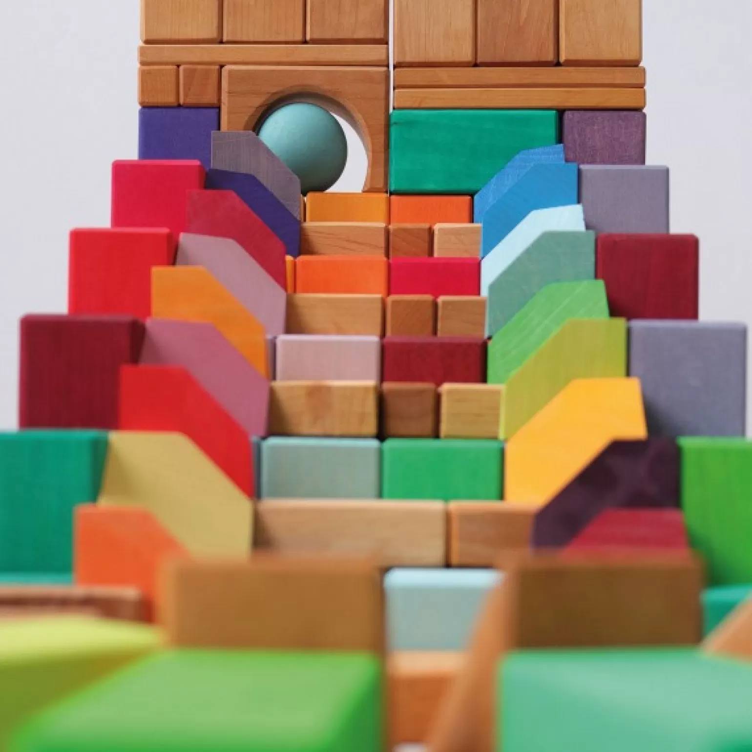 Grimm's Grimms Cornerstone Building Blocks - 18 Piece Building Set
