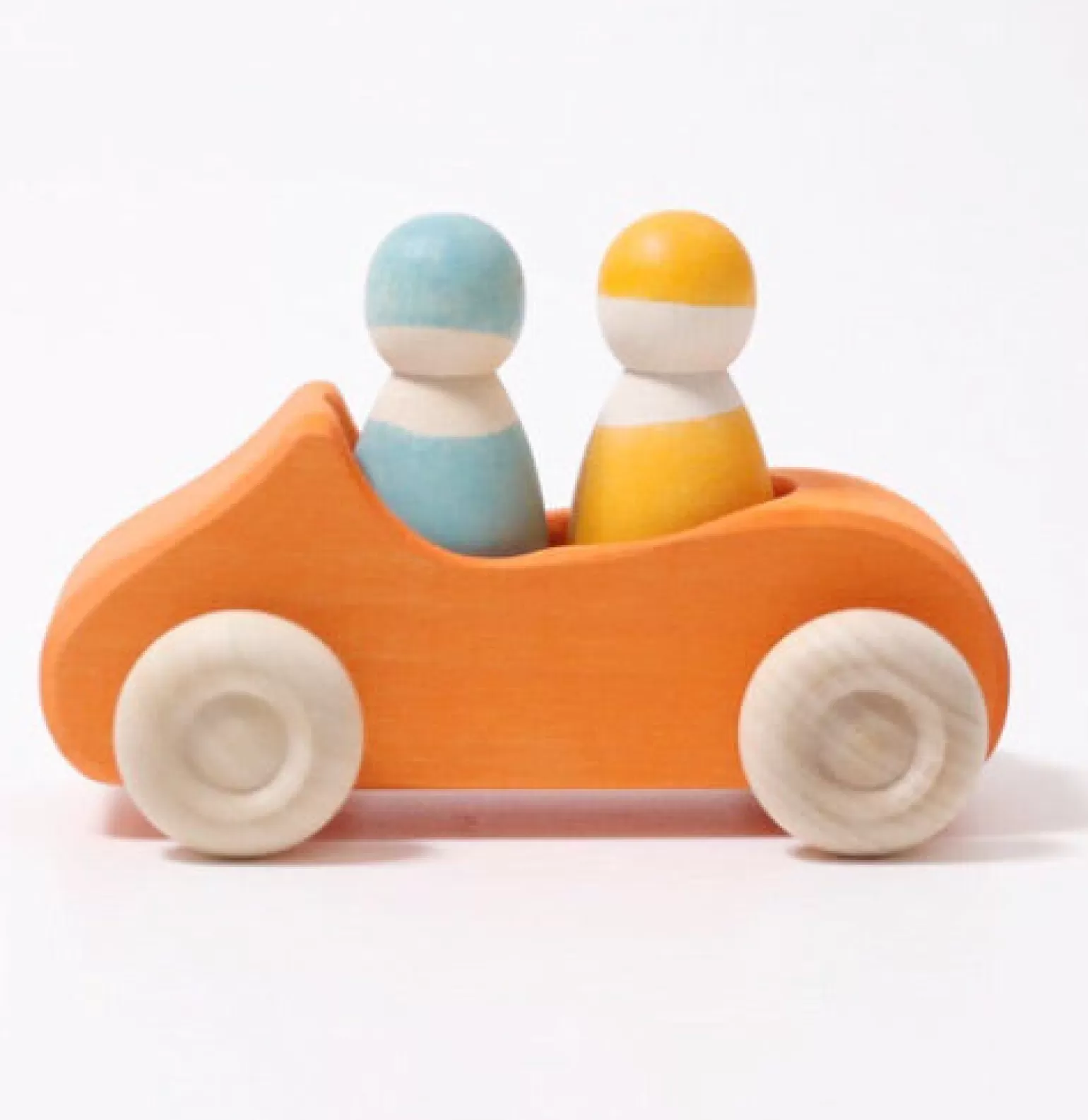 Flash Sale Large Convertible Orange Car Wooden Toys