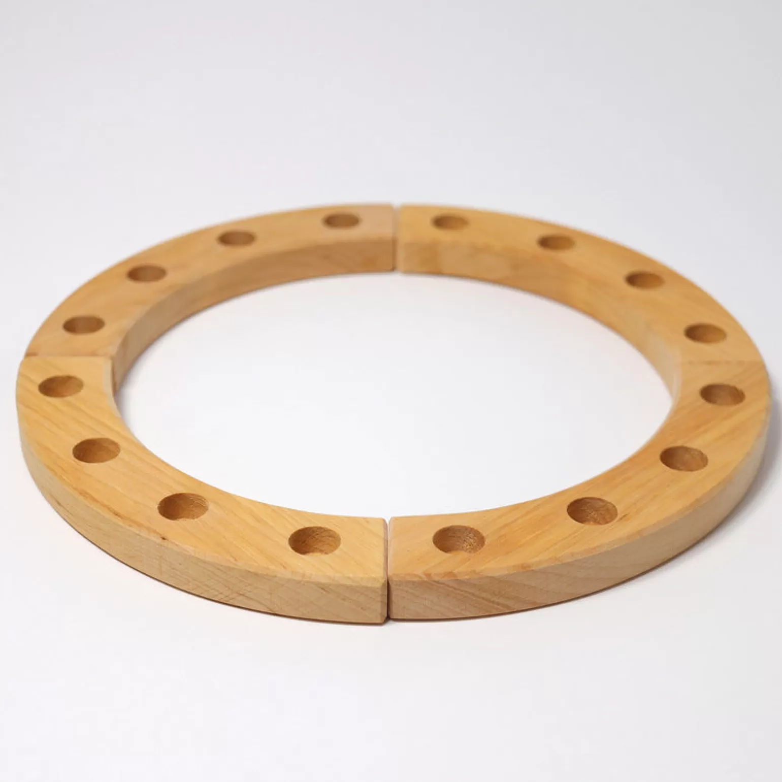 New Grimm's Large Natural Birthday Ring Wooden Toys