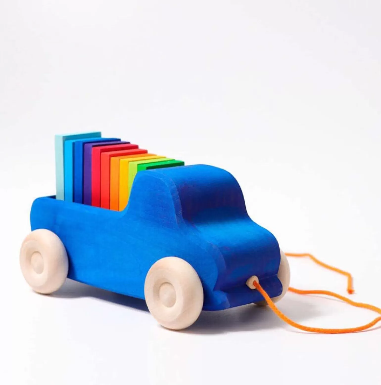 Shop Pull Along Truck Wooden Toys