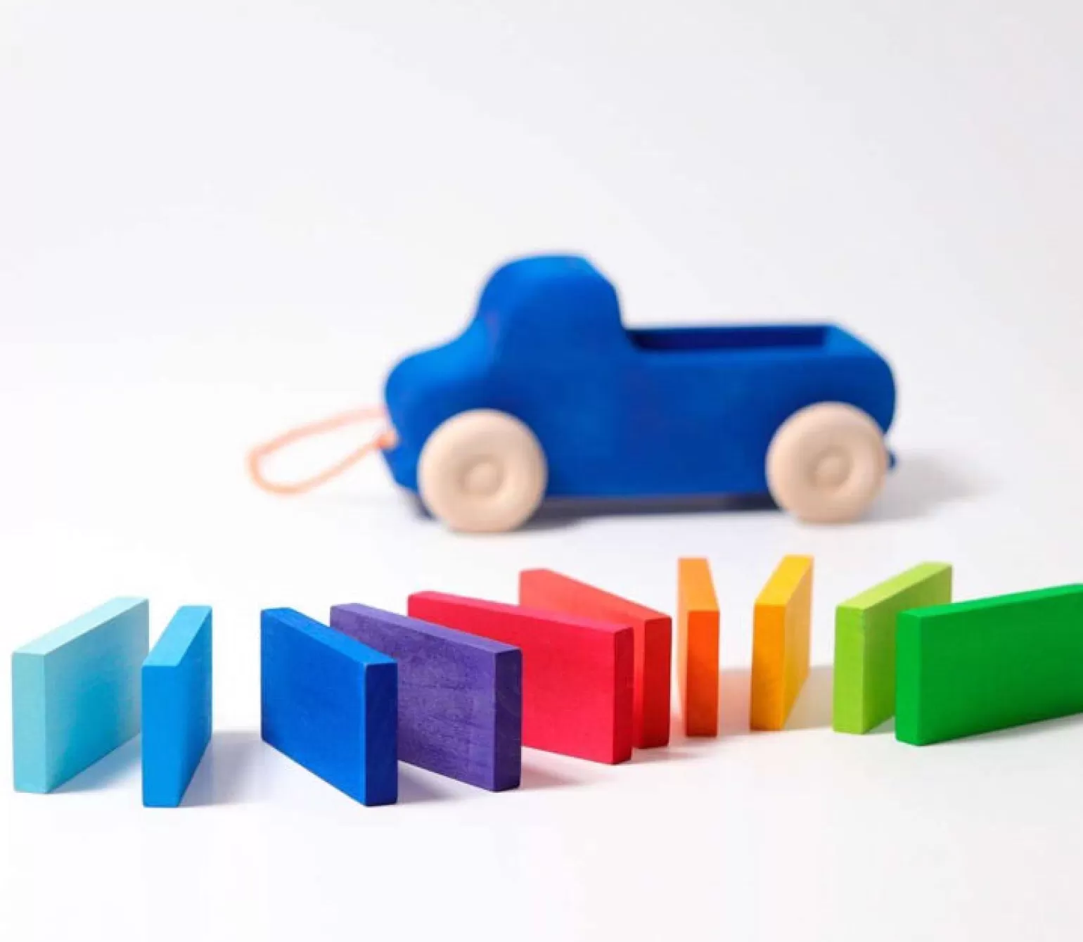 Shop Pull Along Truck Wooden Toys